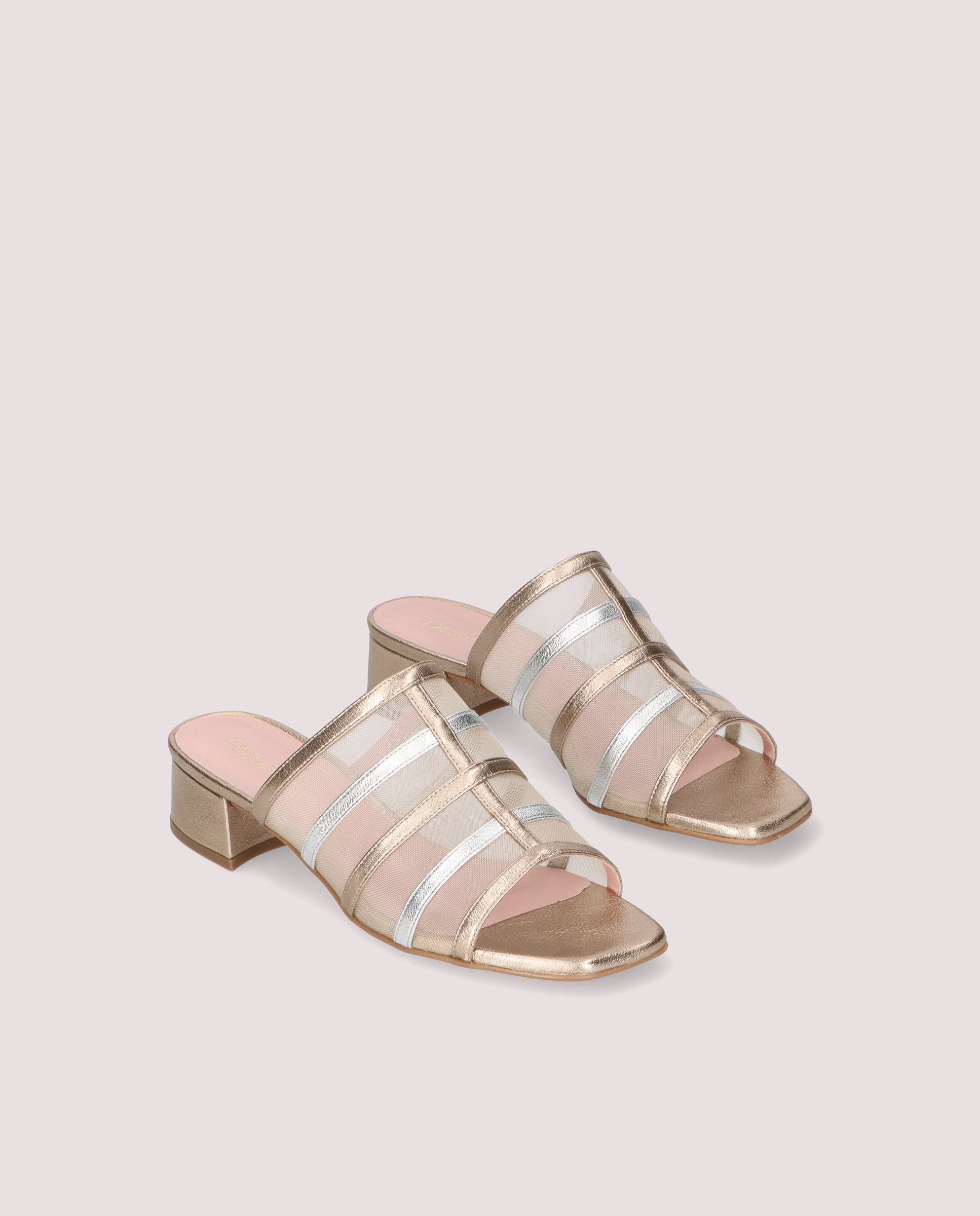 Imagen de Sandalias Cannes Dorados Pieles metalizadas por PrettyBallerinas