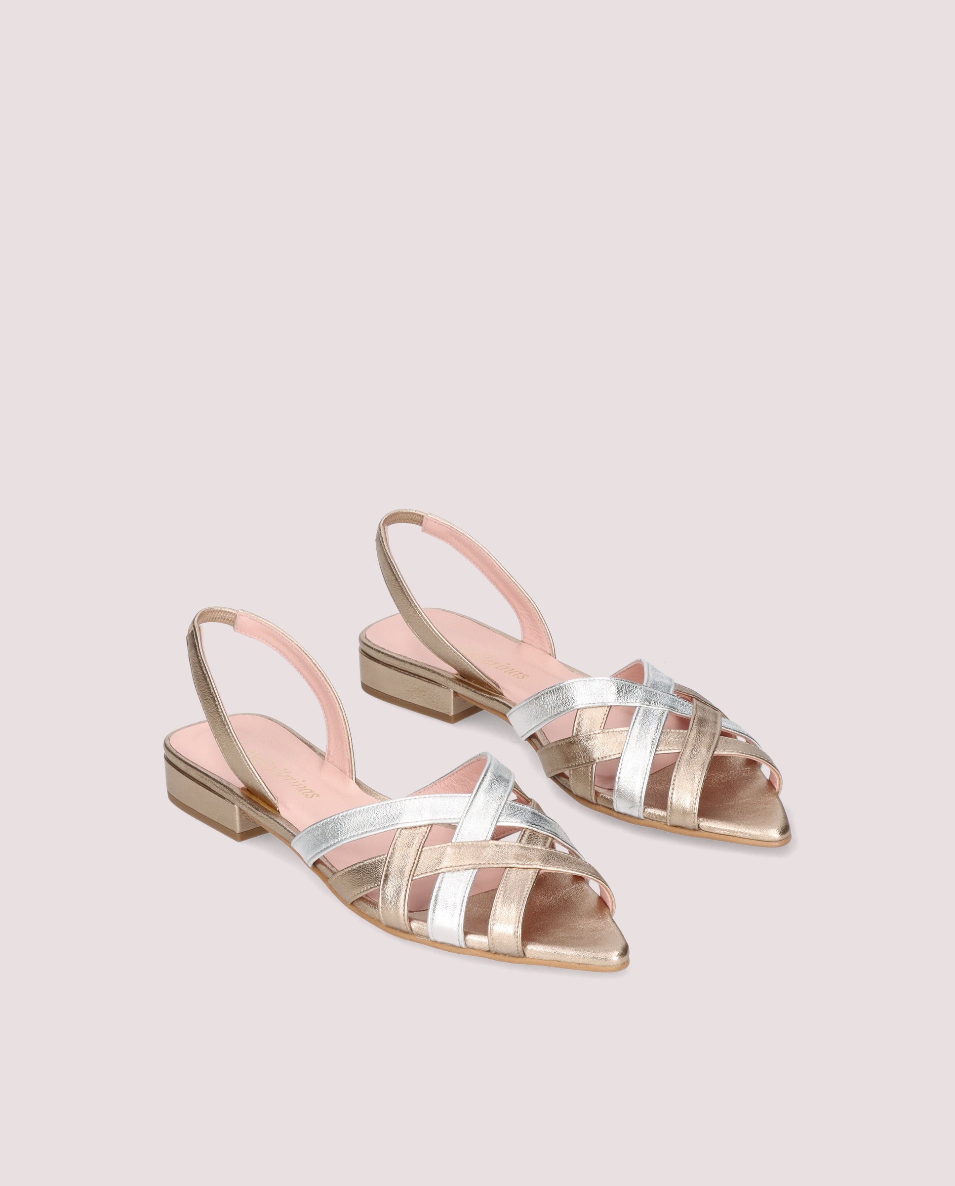 Image of Sandalias Chiara Dorados Pieles metalizadas by PrettyBallerinas