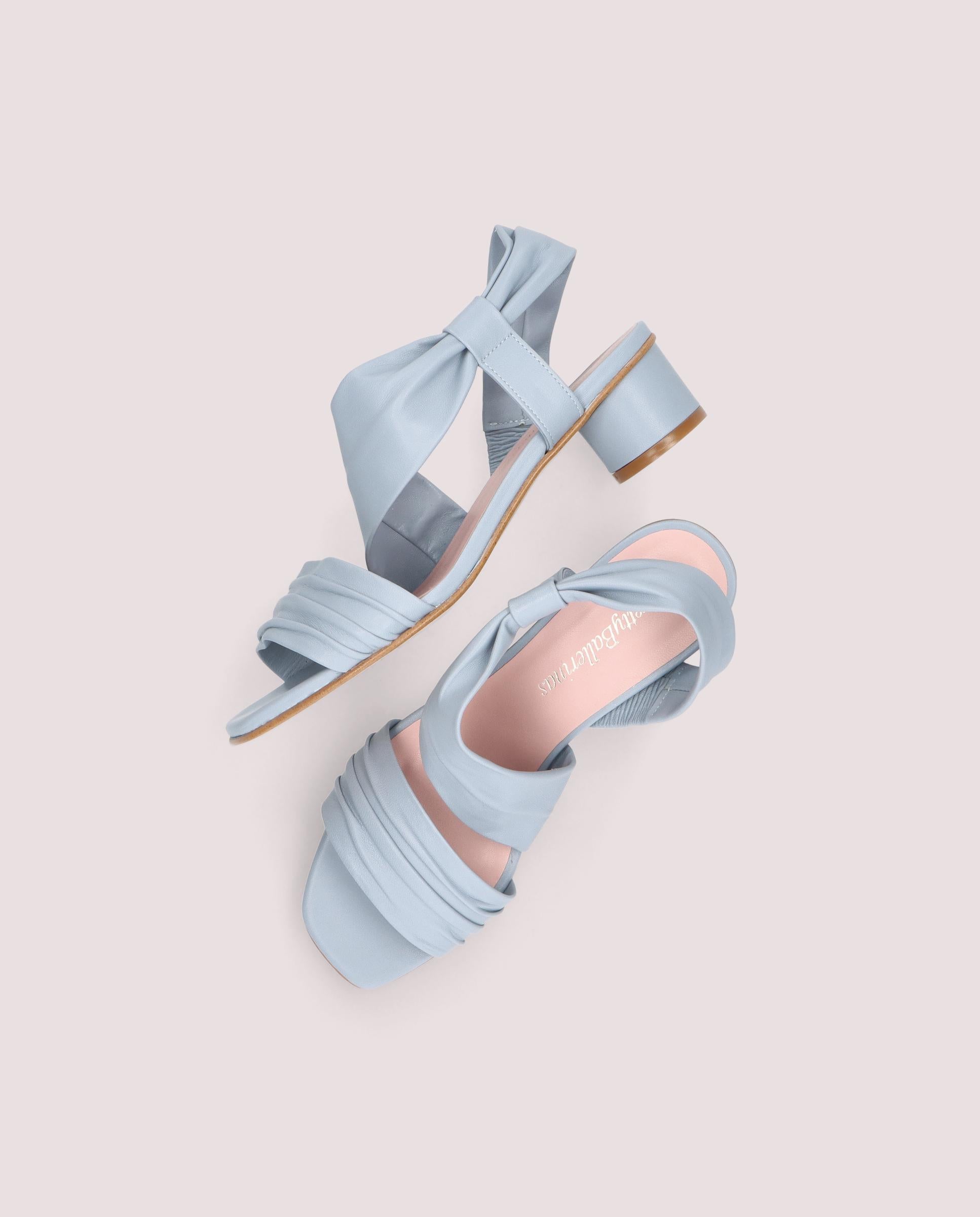 Sandalias François Azules Piel