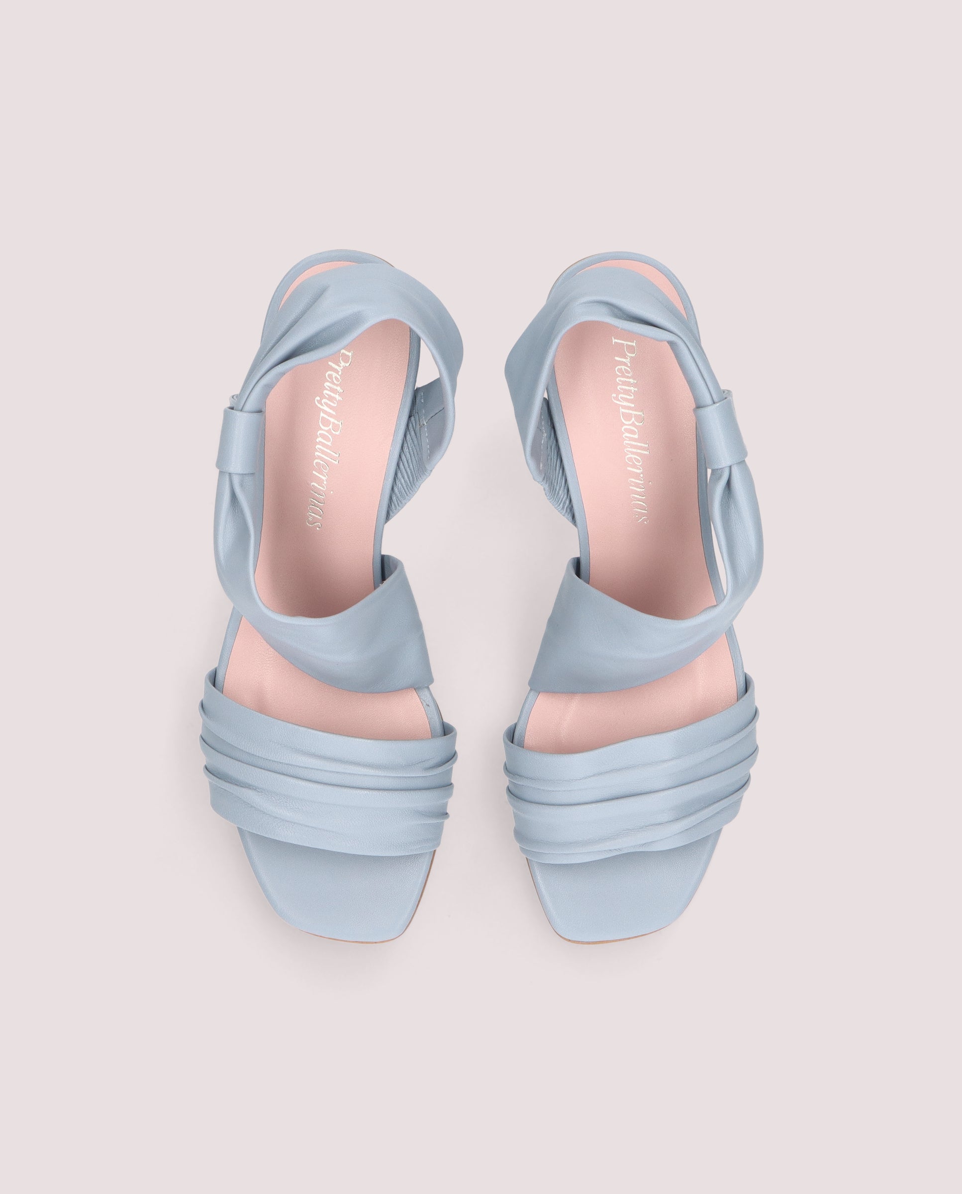 Vista alternativa de Sandalias François Azules Piel por PrettyBallerinas