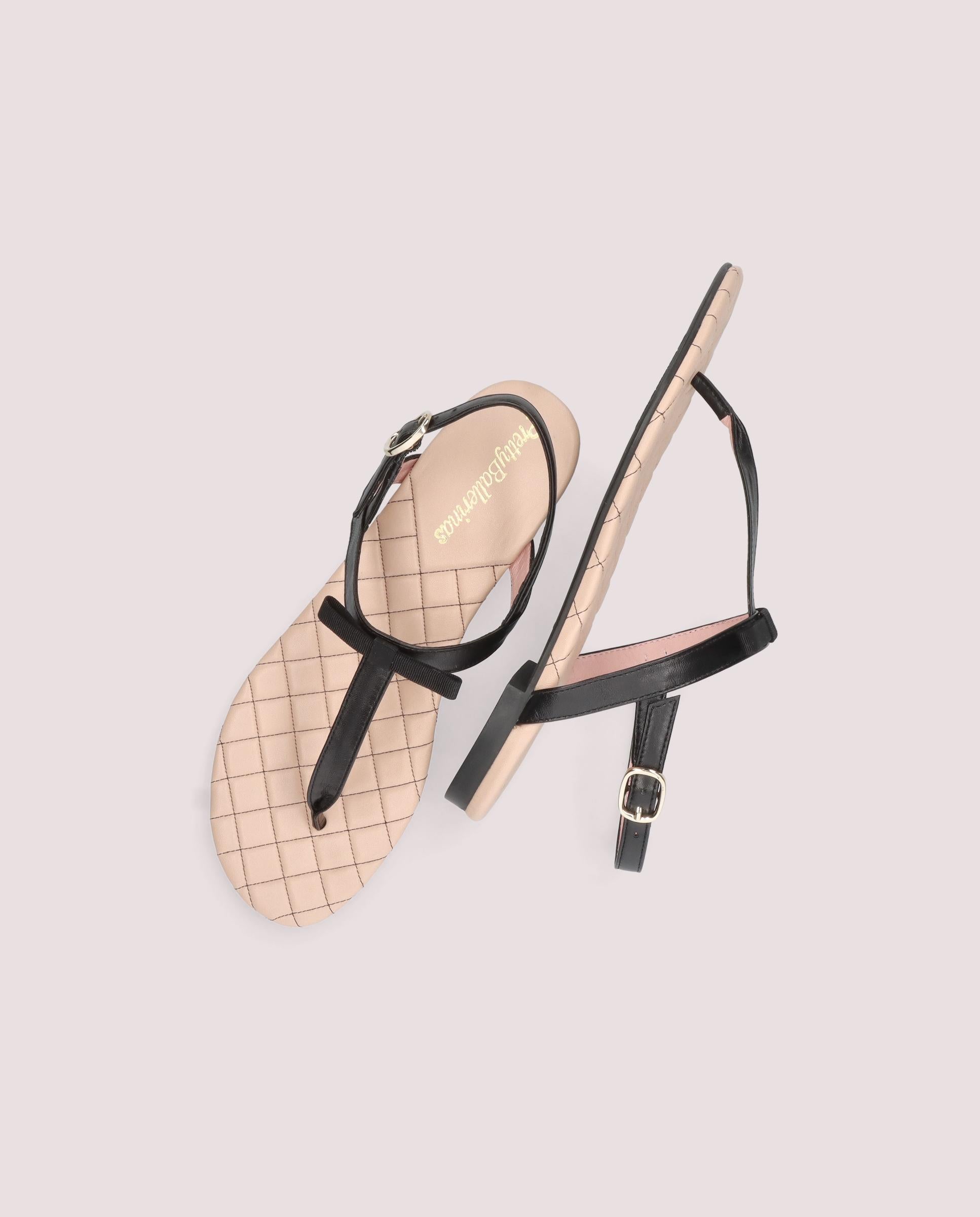 Sandalias Judy Negros Piel