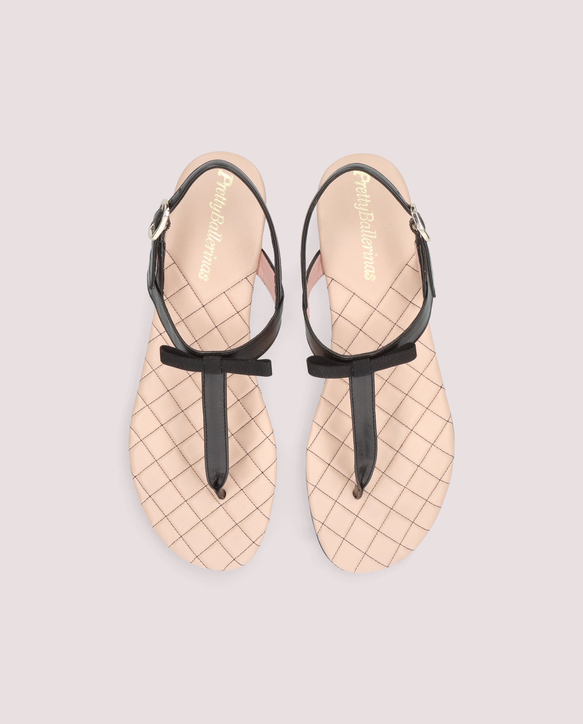 Vista alternativa de Sandalias Judy Negros Piel por PrettyBallerinas