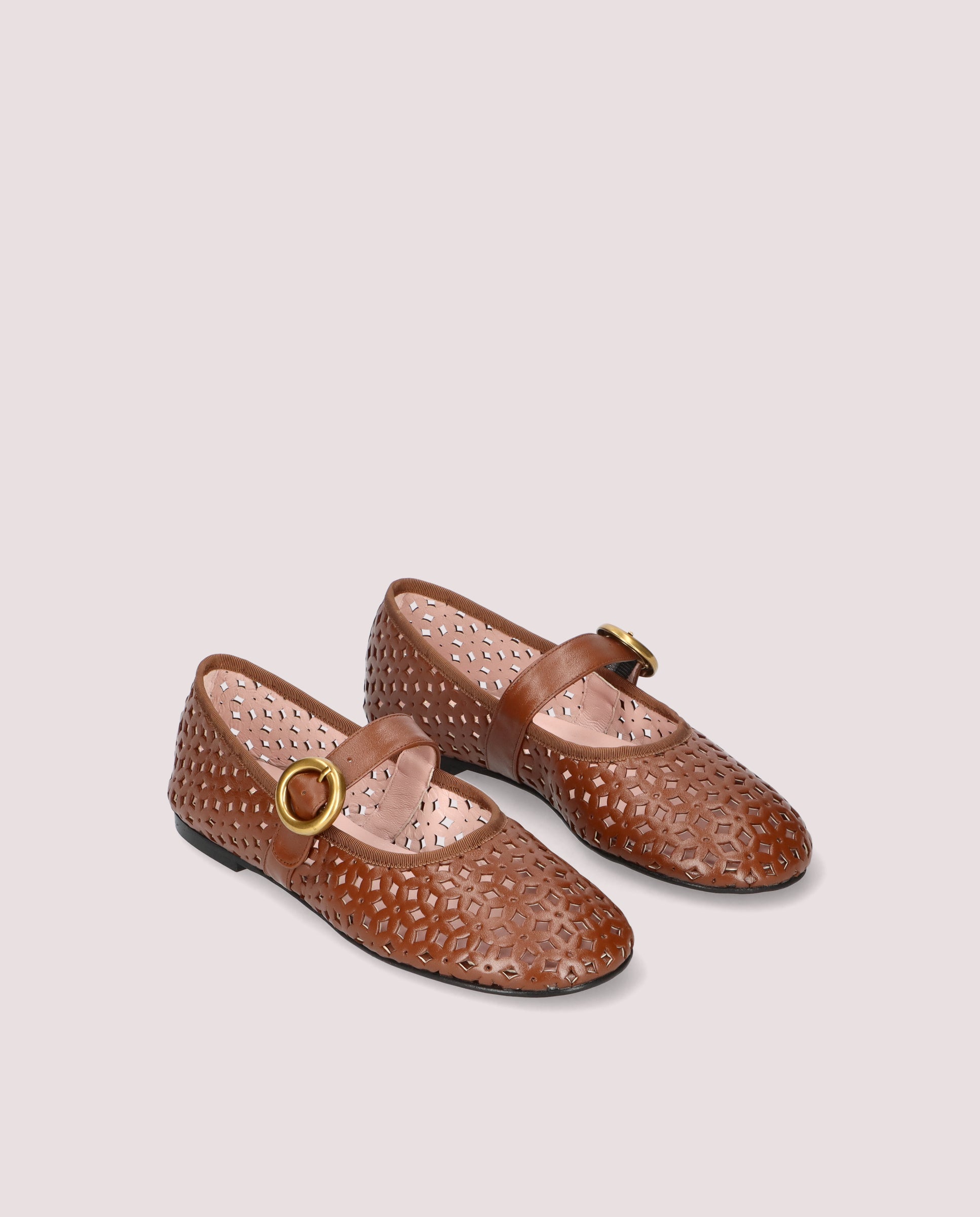 Imagen de Bailarinas Georgia Marrones Piel por PrettyBallerinas