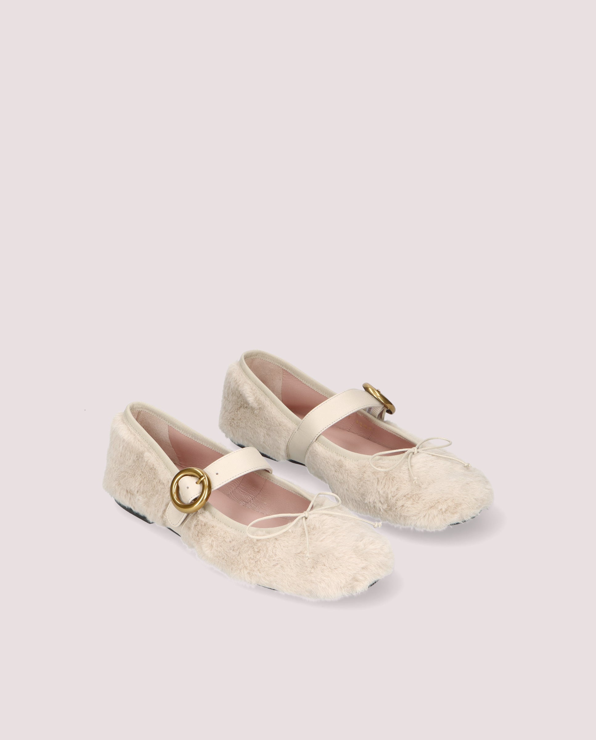 Image of Georgia WOVEN WHITE Ballet Flats by PrettyBallerinas