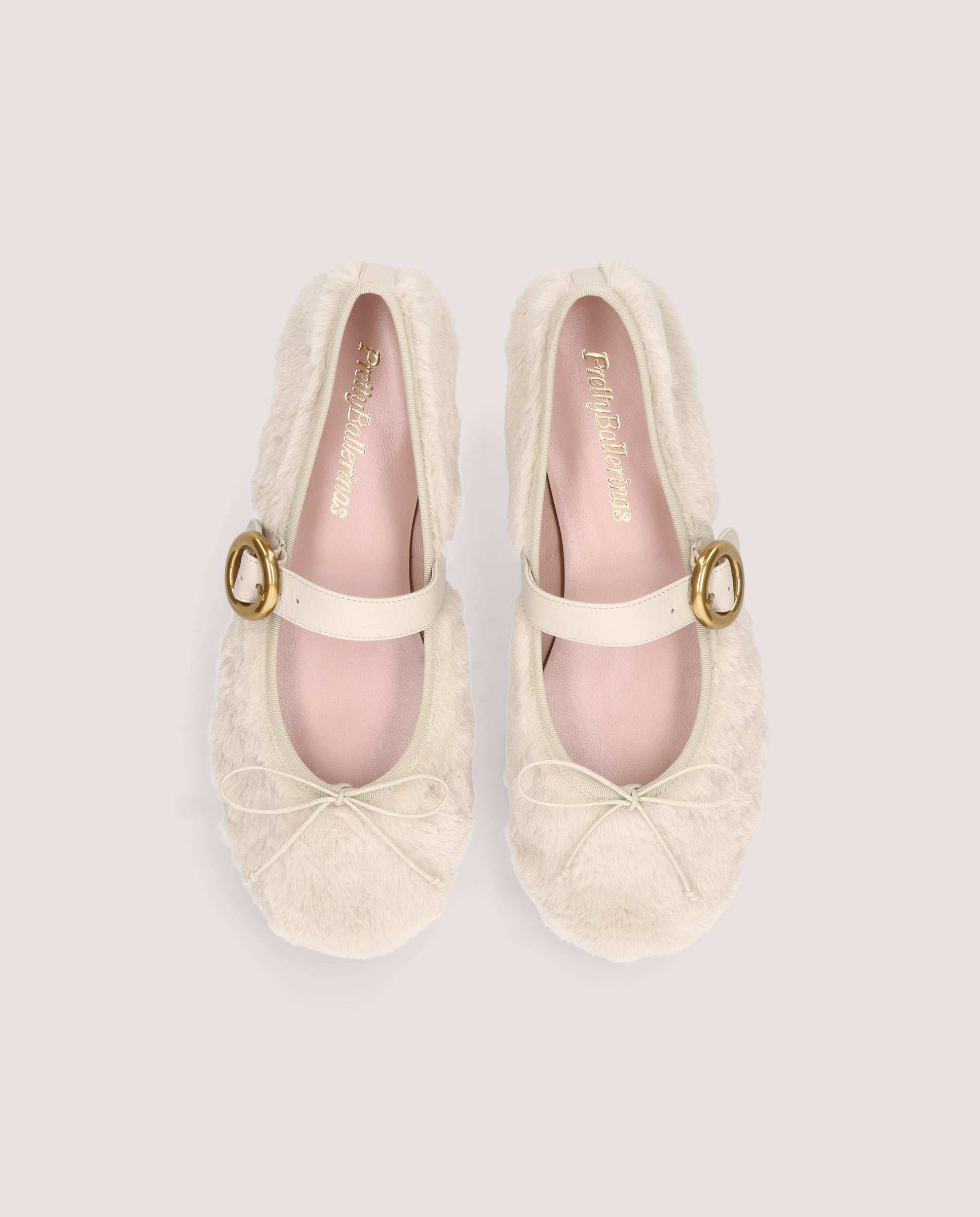 Alternative view of Georgia WOVEN WHITE Ballet Flats by PrettyBallerinas