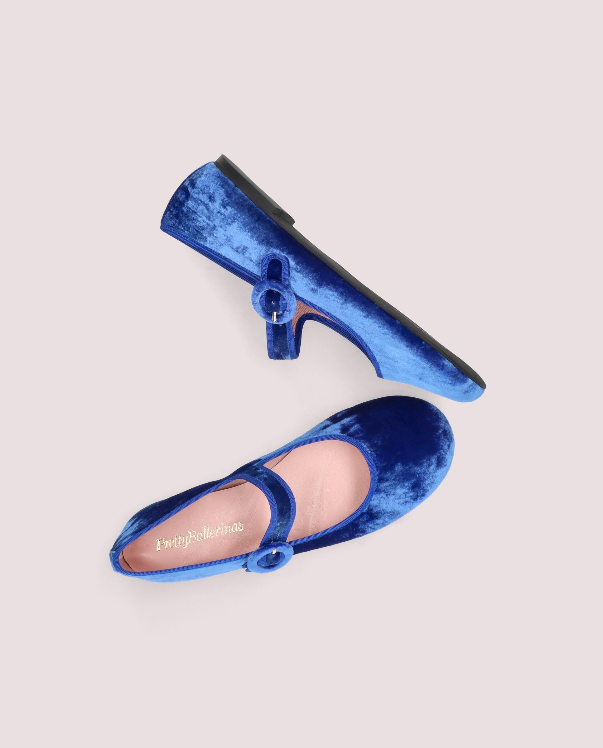 Bailarinas Georgia Azules Tejidos