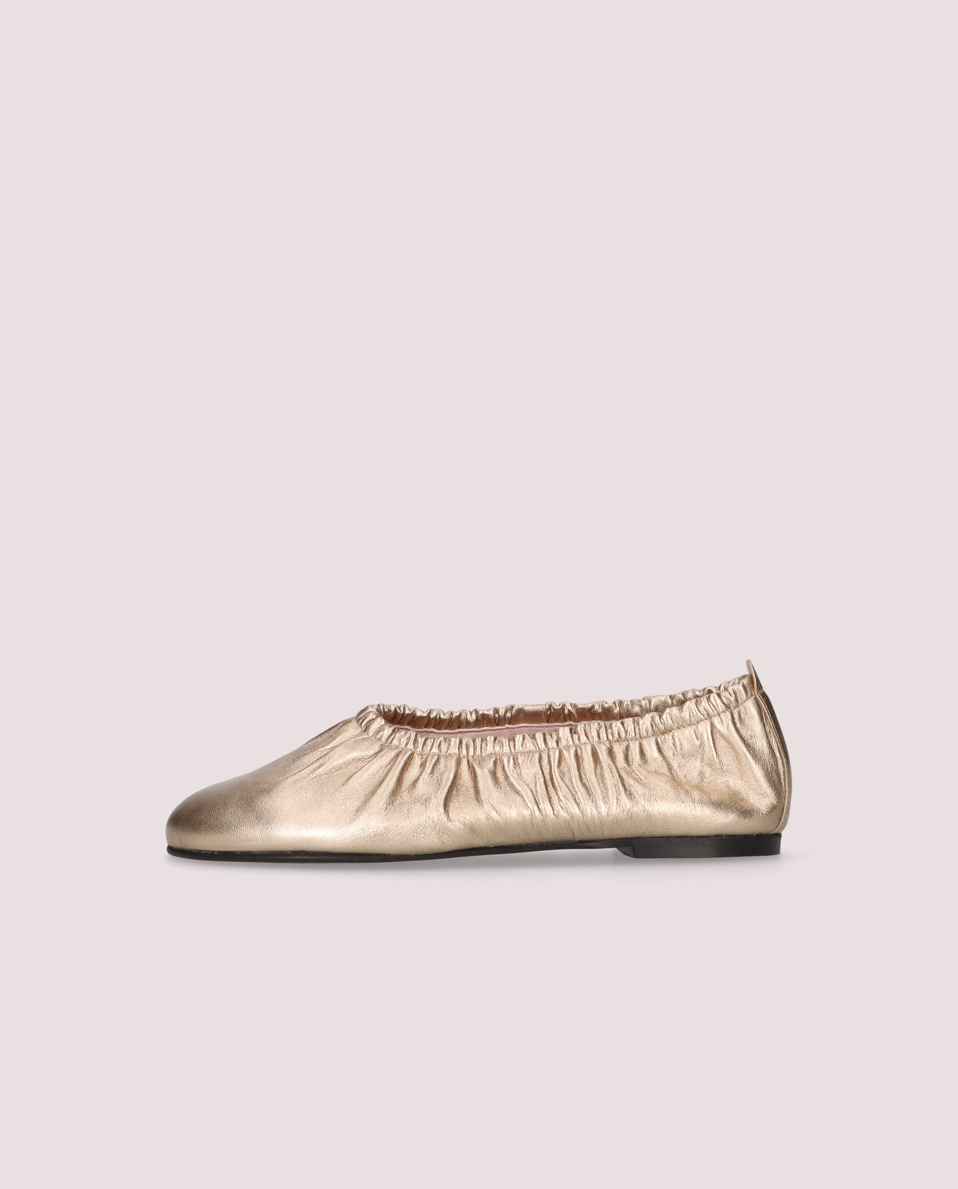 Ballerinas Georgia DORADOS METALLISCHES LEDER