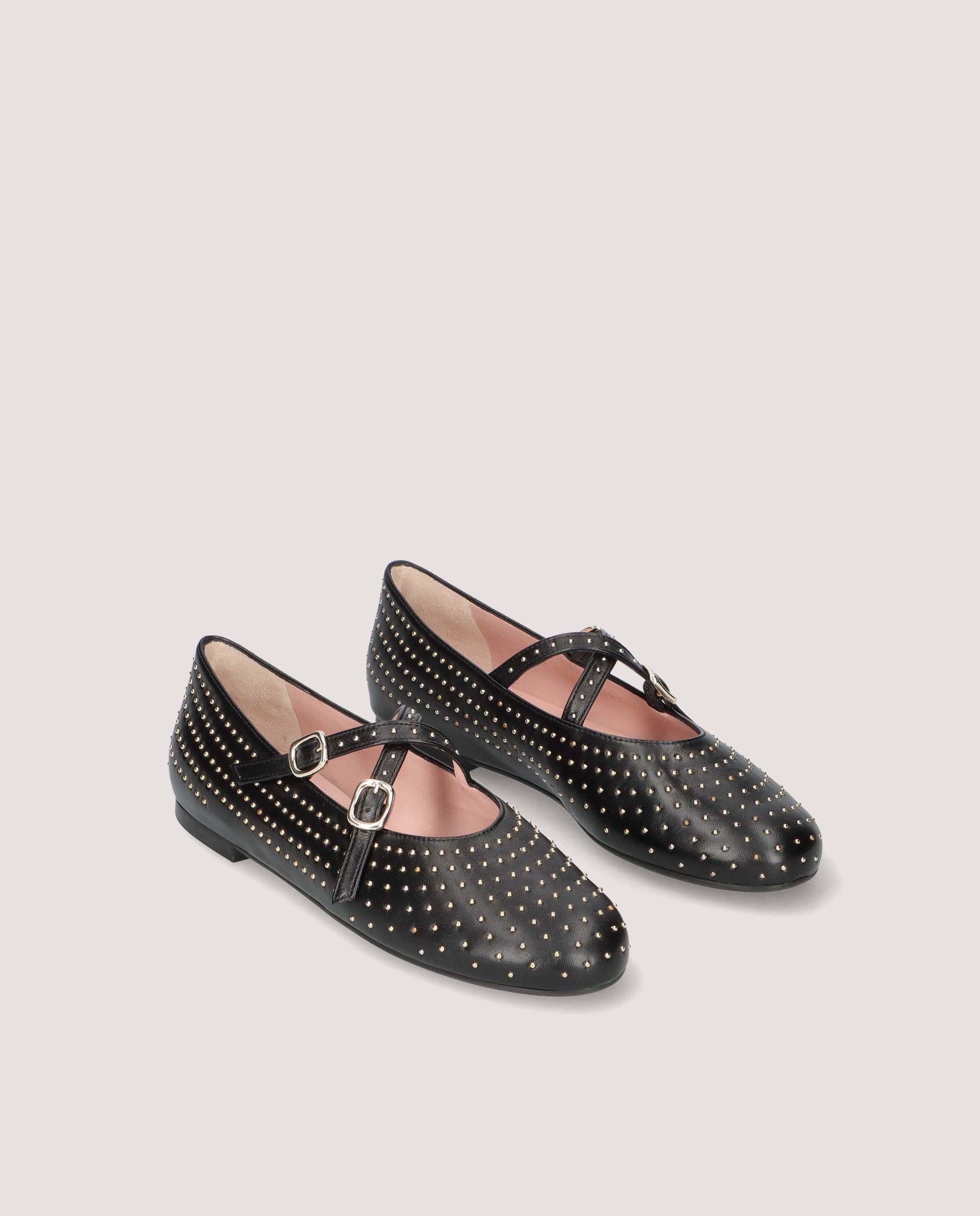Nicole Ballet Flats BLACK LEATHER