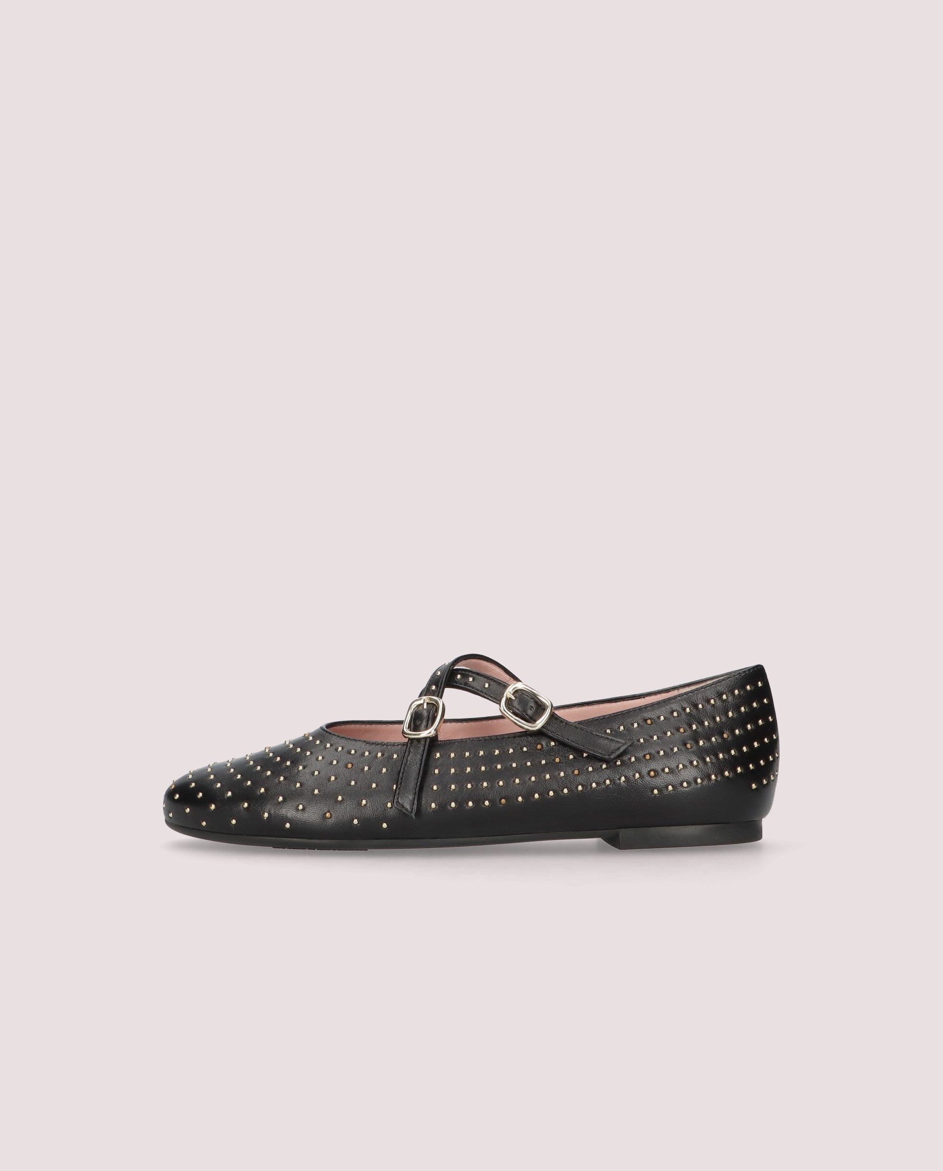 Nicole Ballet Flats BLACK LEATHER