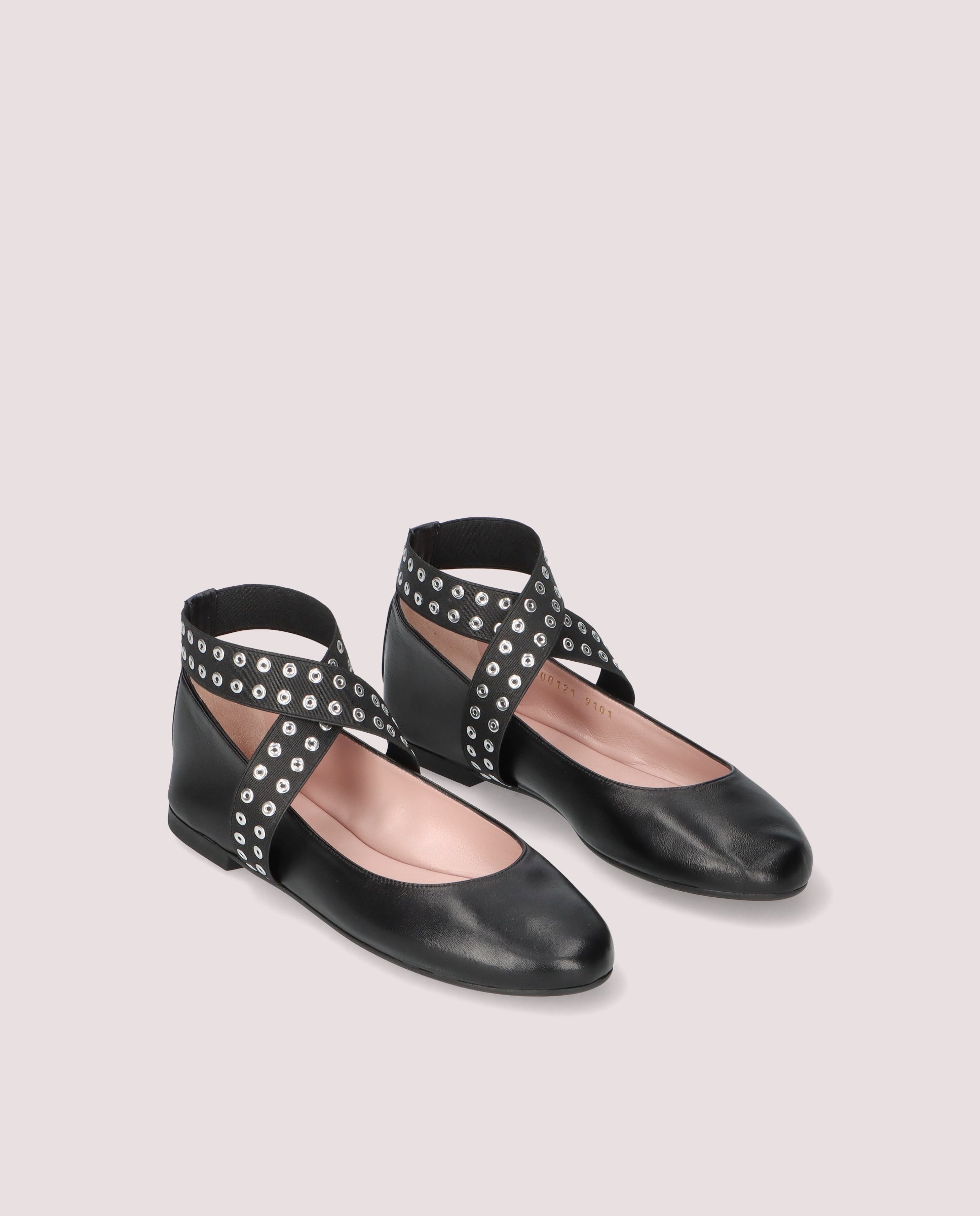 Nicole Ballet Flats BLACK LEATHER