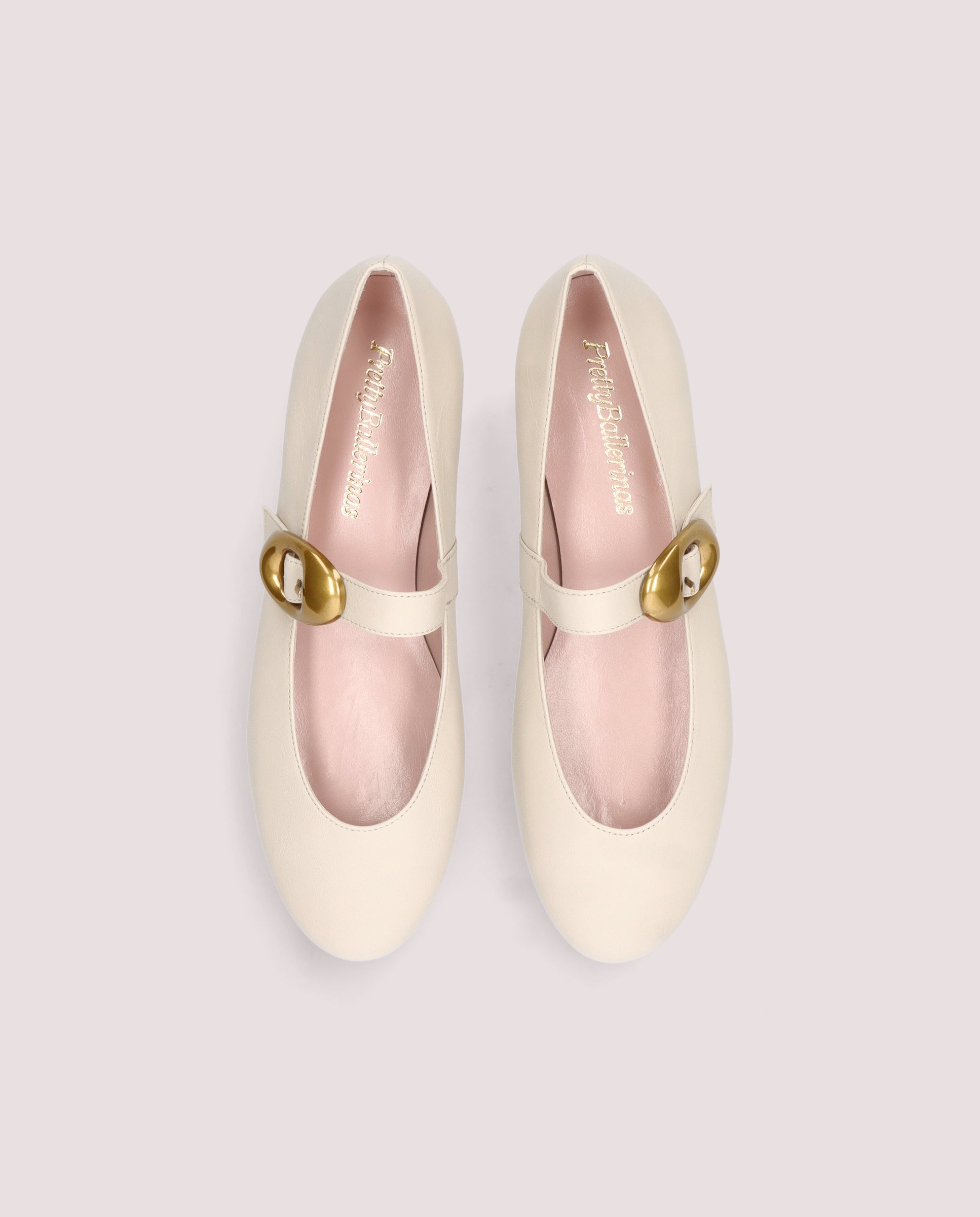 Alternative Ansicht von Ballerinas Nicole WEISS LEDER von PrettyBallerinas