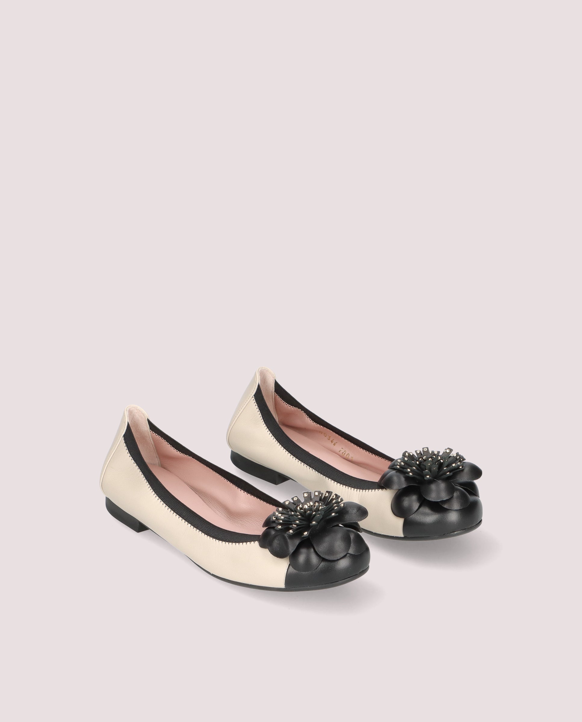 Image of Shirley Ballet Flats WHITE LEATHER by PrettyBallerinas