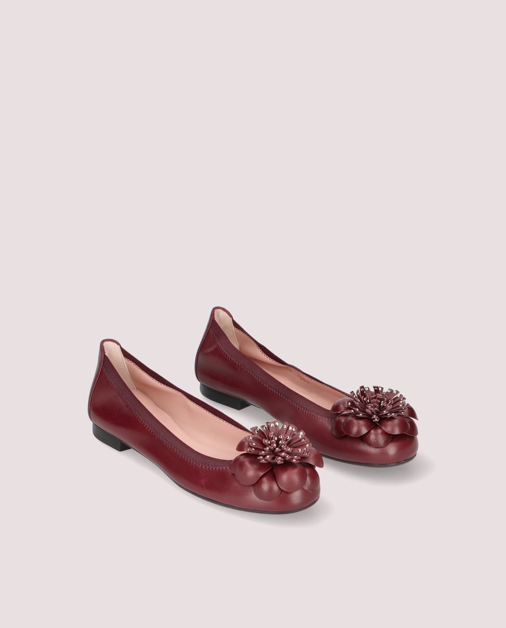 Image of Shirley Ballet Flats RED LEATHER by PrettyBallerinas