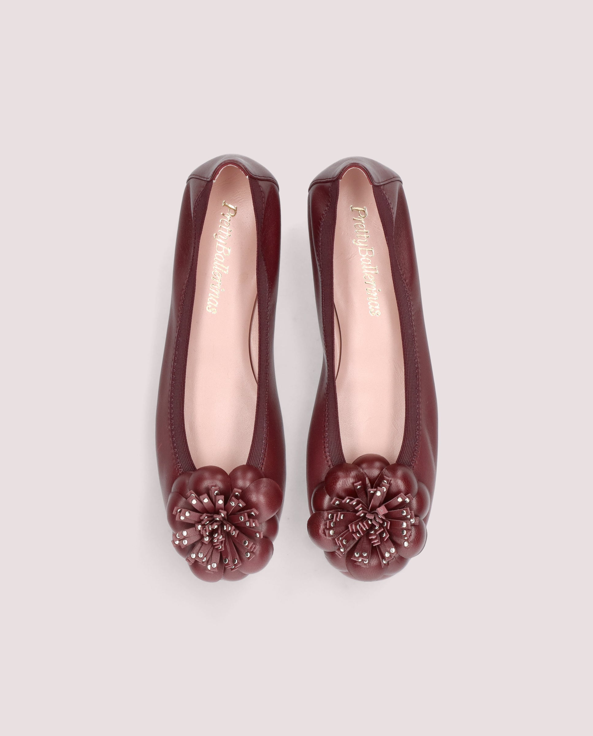 Alternative view of Shirley Ballet Flats RED LEATHER by PrettyBallerinas
