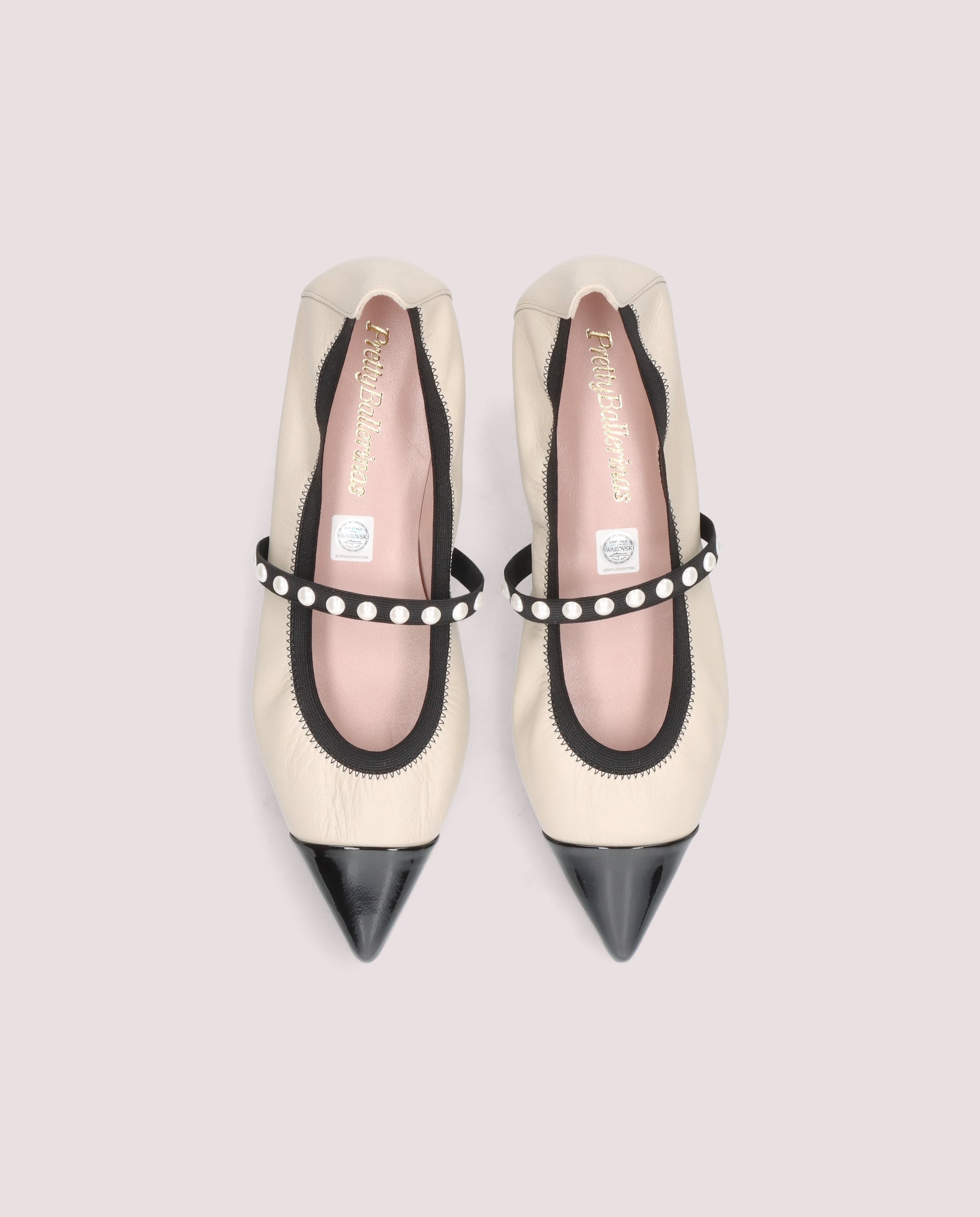 Alternative Ansicht von Ballerinas Ella WEISS LEDER von PrettyBallerinas