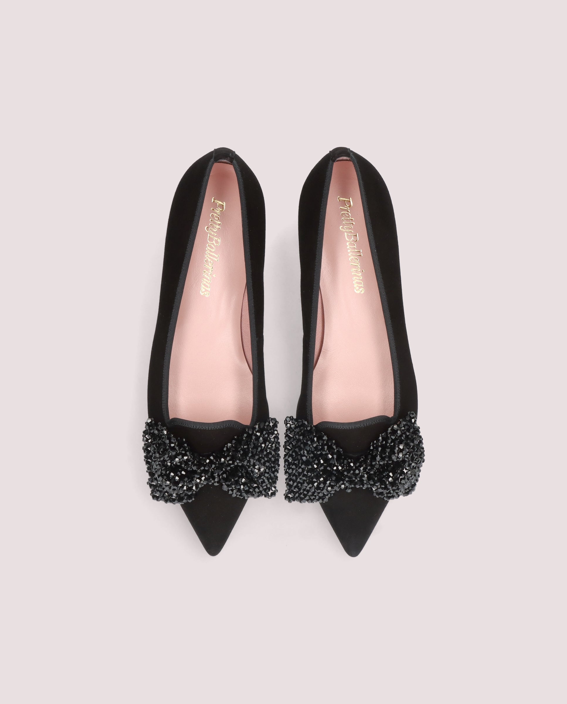 Vista alternativa de Loafers Clementine Negros Ante por PrettyBallerinas