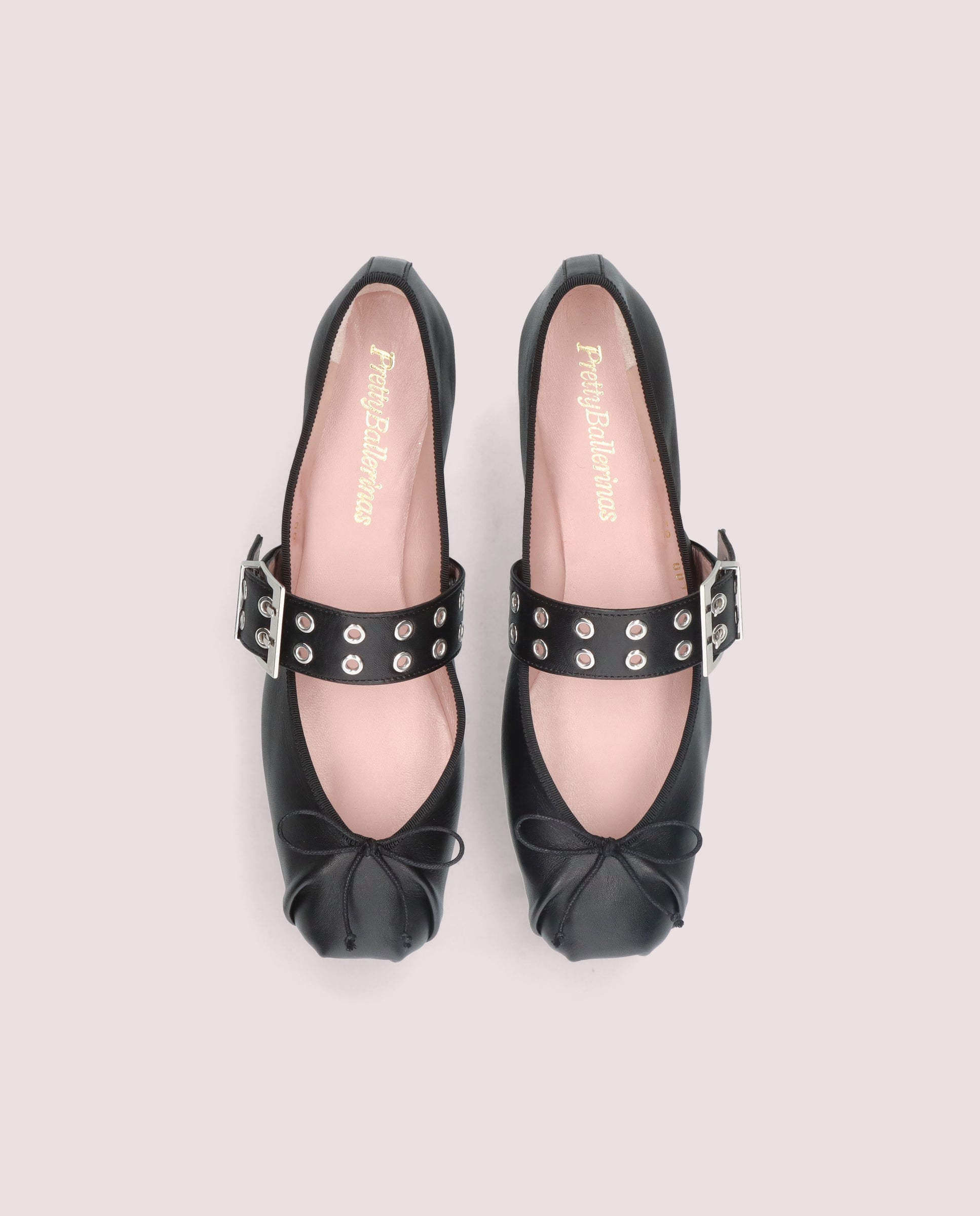 Vista alternativa de Bailarinas Kristen Negros Piel por PrettyBallerinas