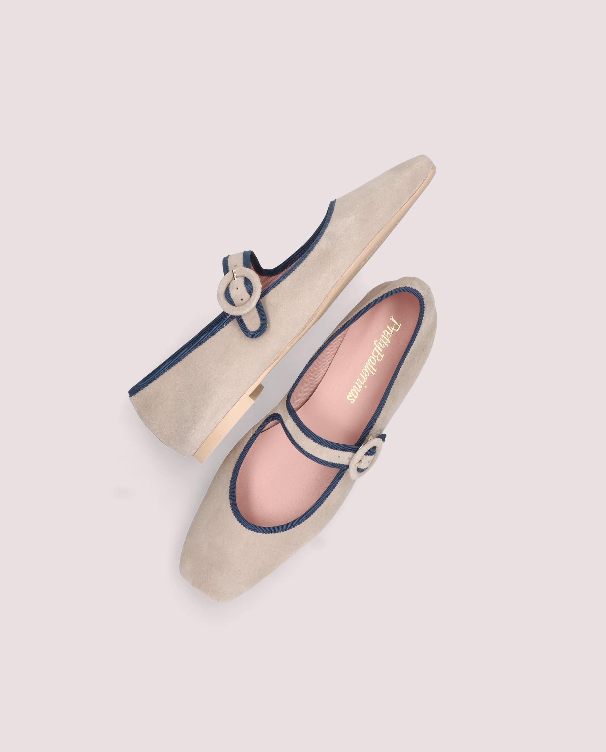 Ballerina Camille in soft suede