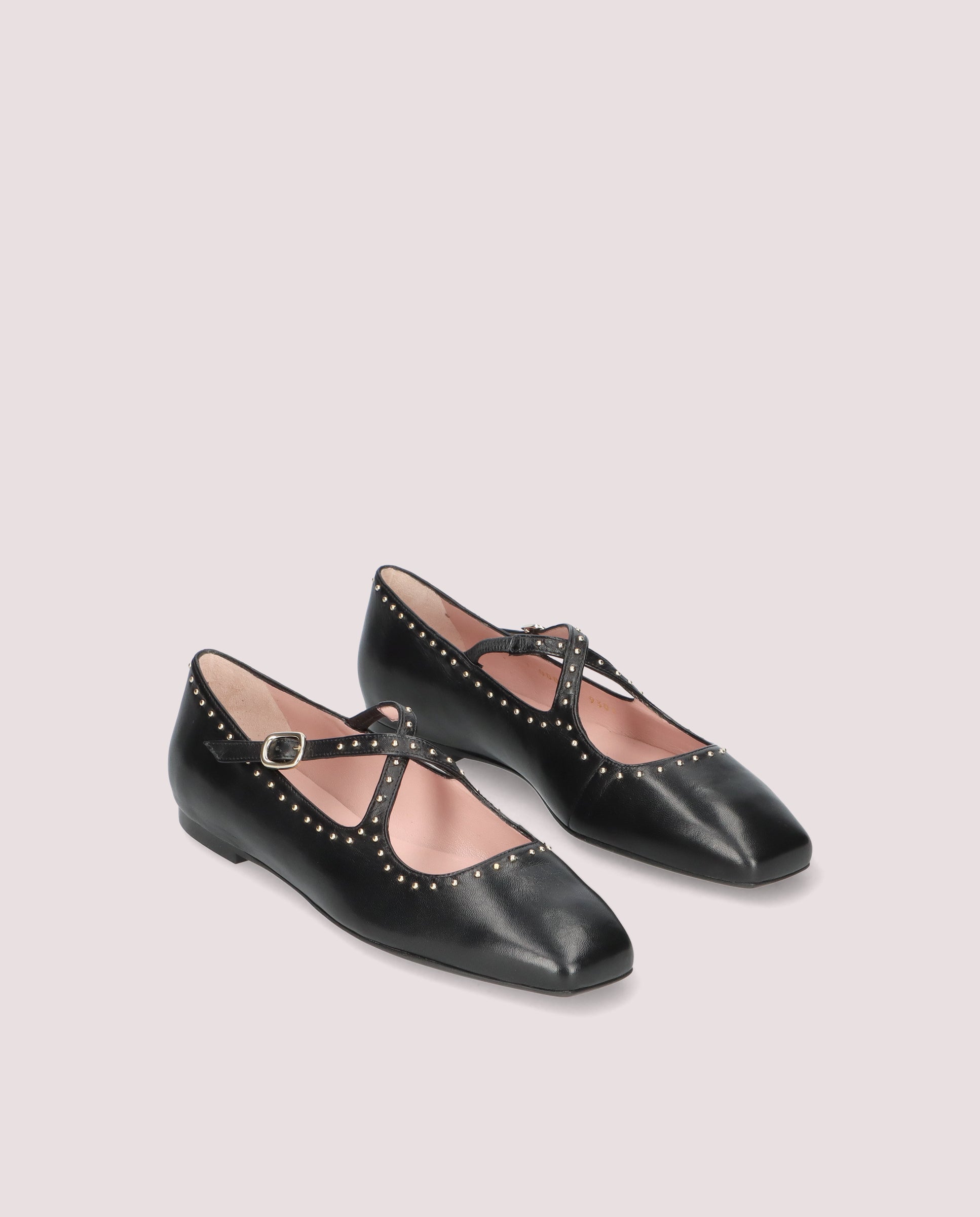 Camille Ballet Flats BLACK LEATHER