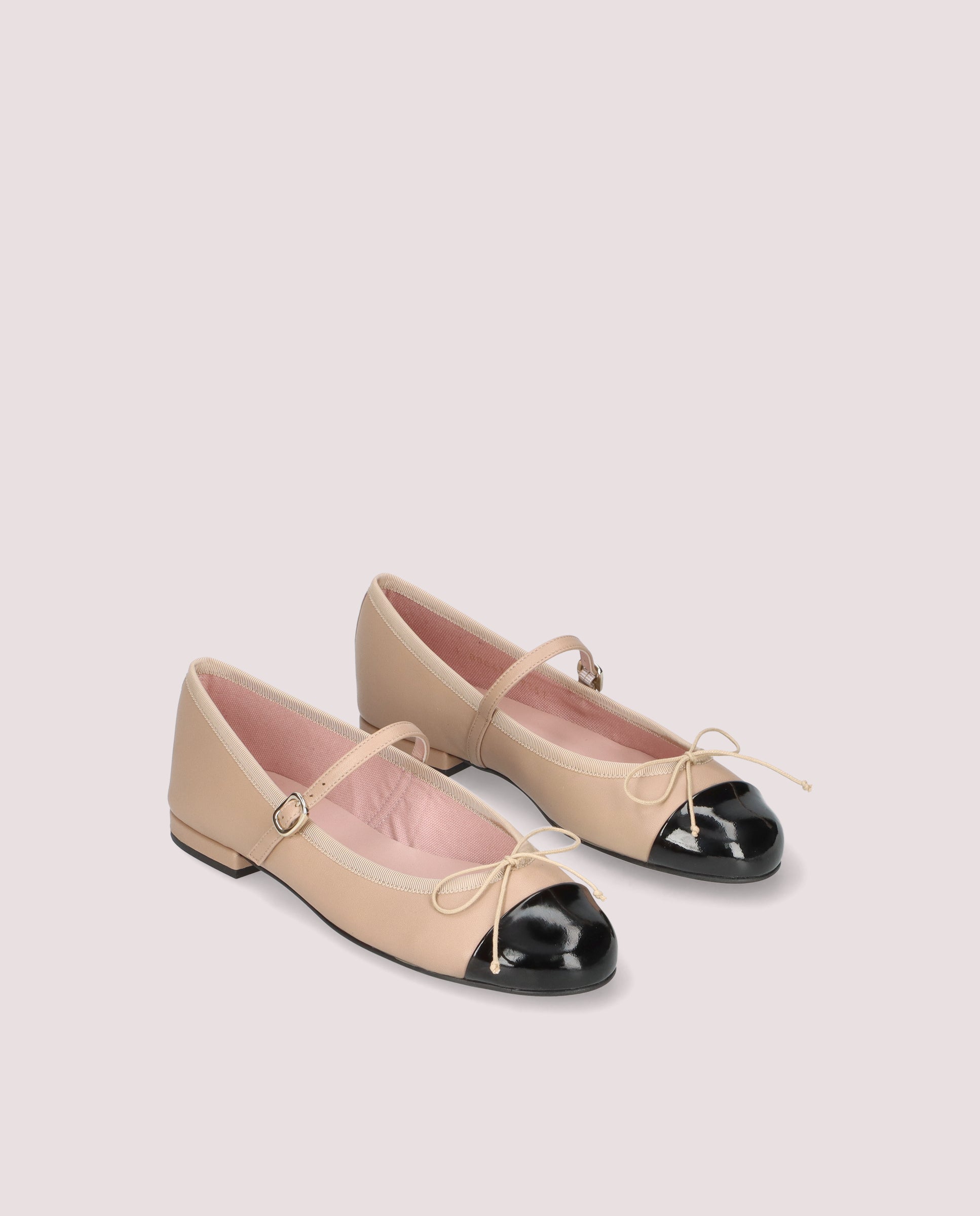 Image of Irma BEIGE LEATHER Ballet Flats by PrettyBallerinas