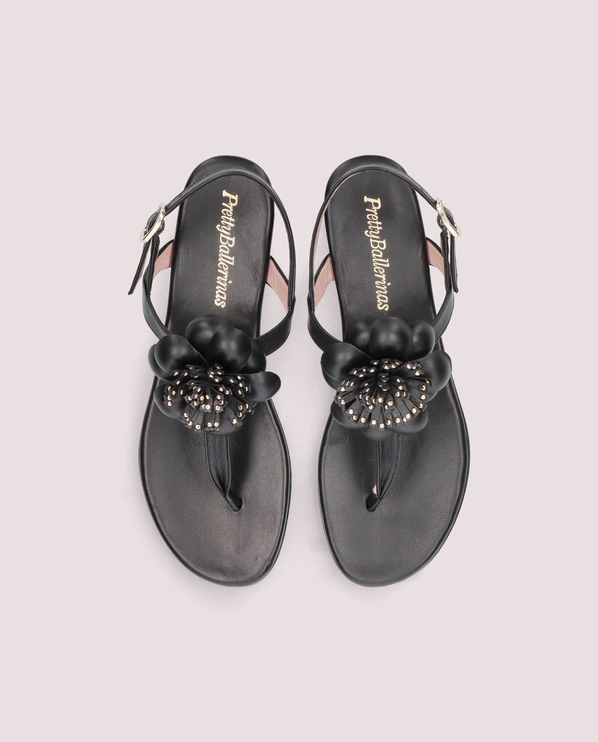 Vista alternativa de Sandalias Judy Negros Piel por PrettyBallerinas