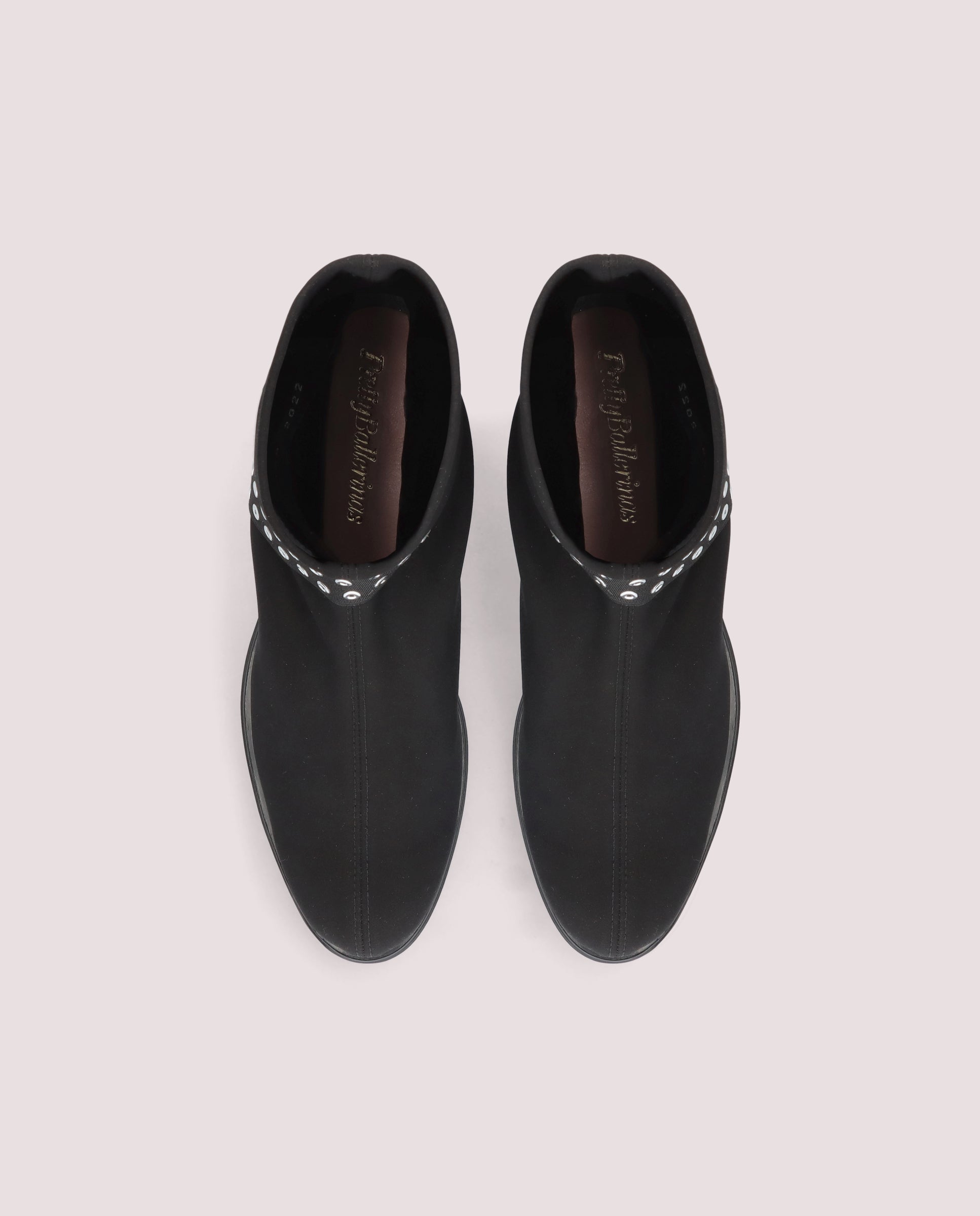 Pat BLACK WOVEN Ankle Boots