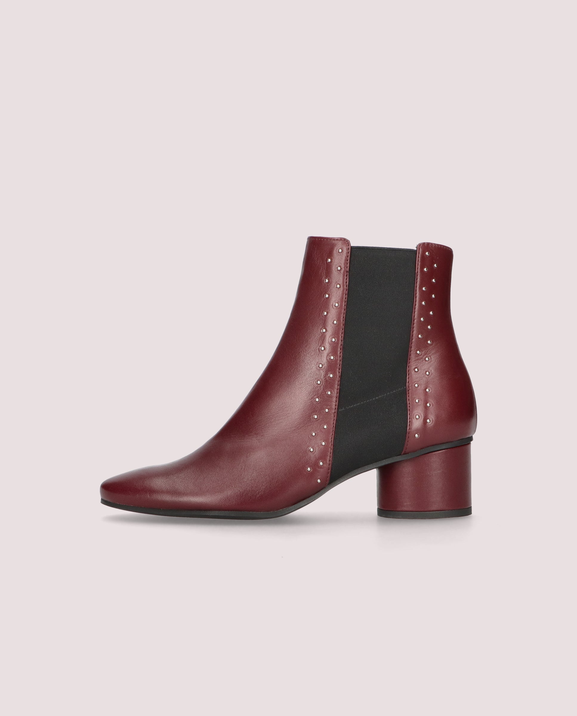 Jendayi RED LEATHER Ankle Boots
