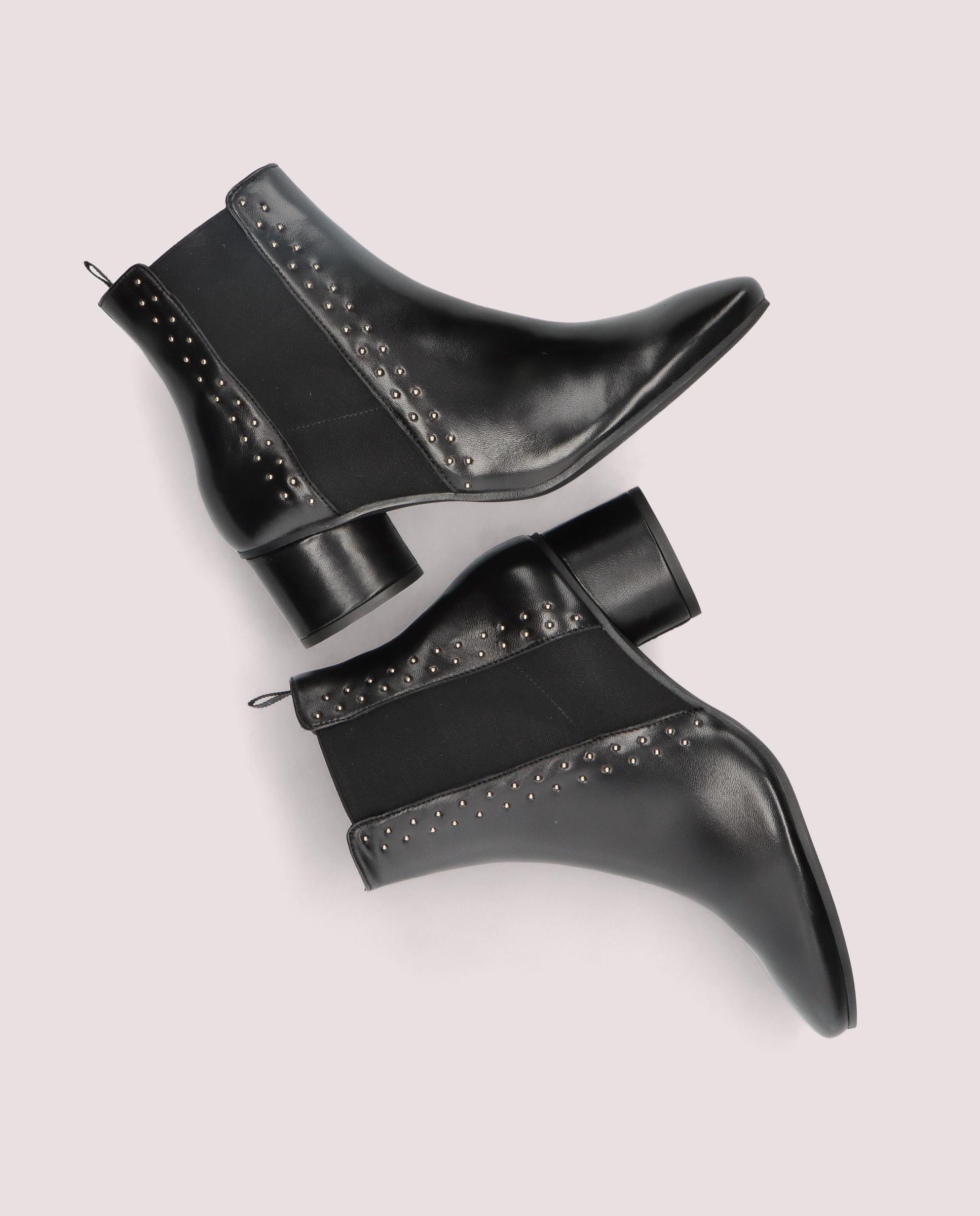 Botines Jendayi Negros Piel