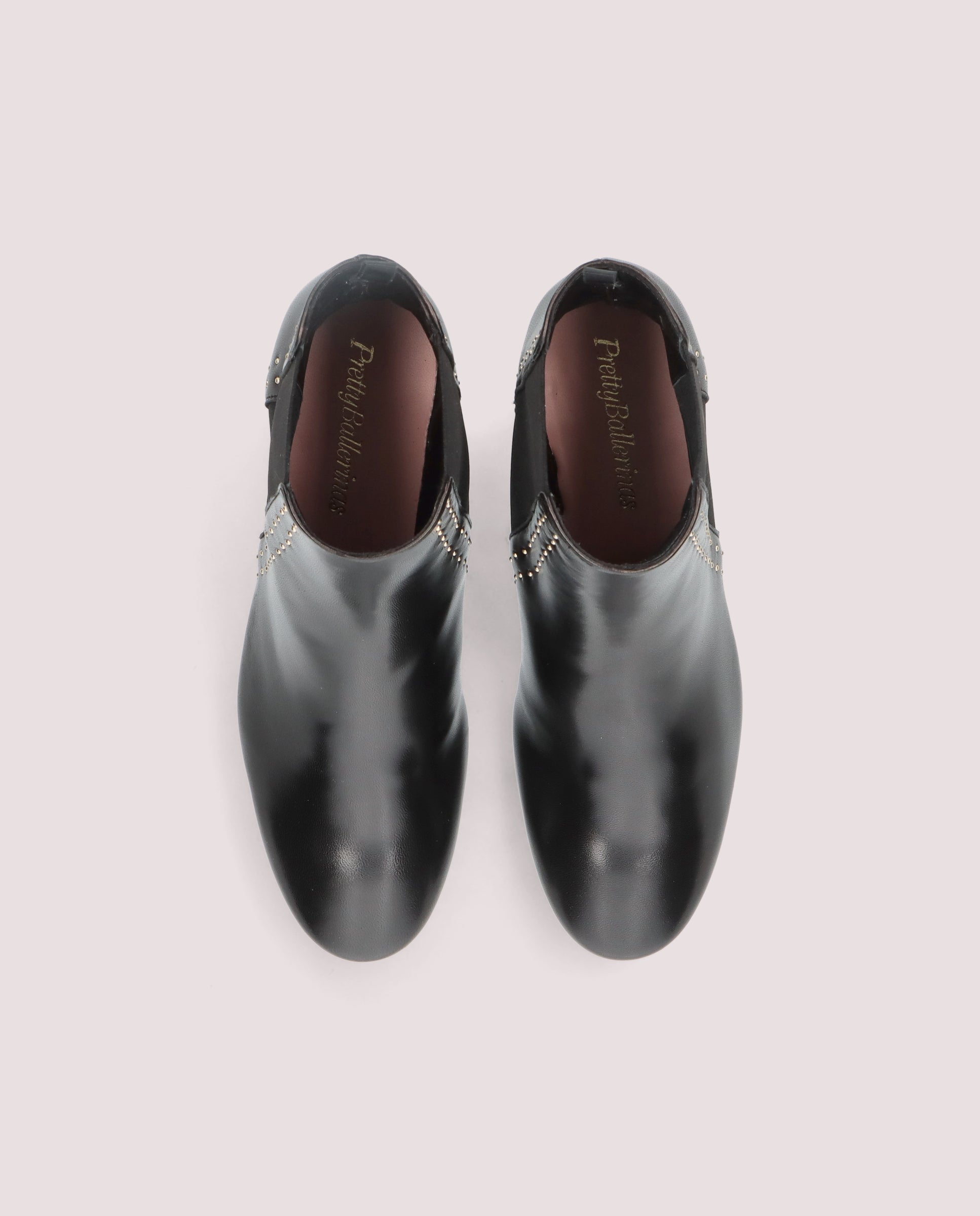 Jendayi BLACK LEATHER Ankle Boots