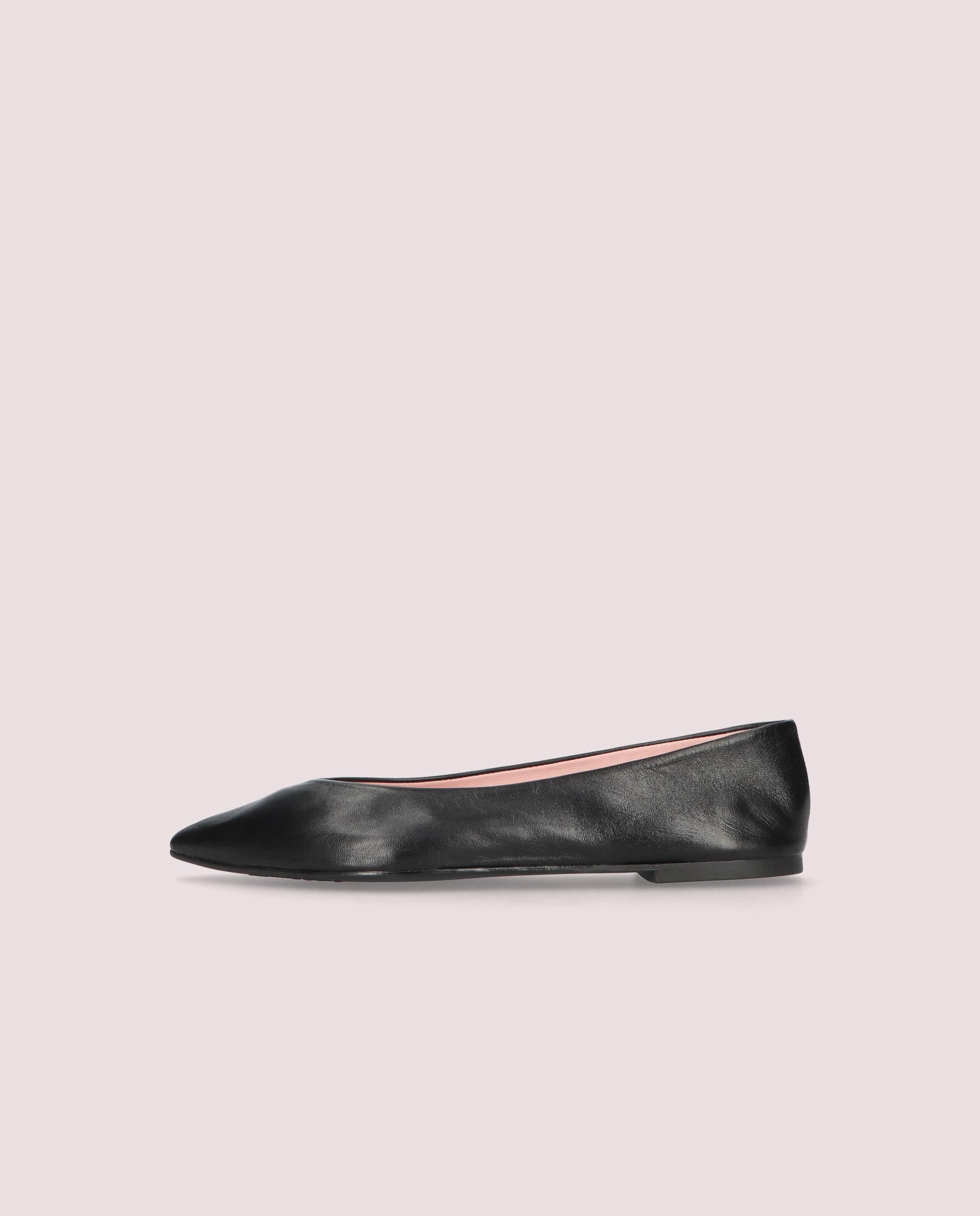 Alternative view of TYRA BLACK LEATHER Ballet Flats by PrettyBallerinas