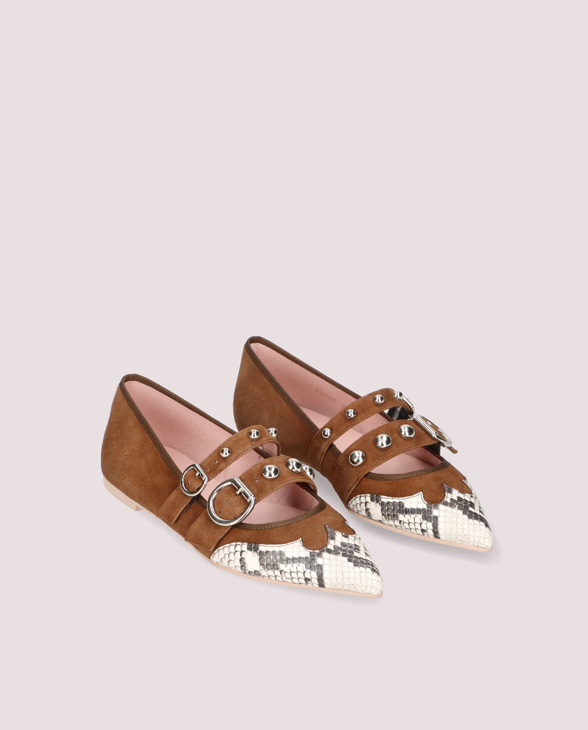 Image of Bailarinas Paris Marrones Ante by PrettyBallerinas