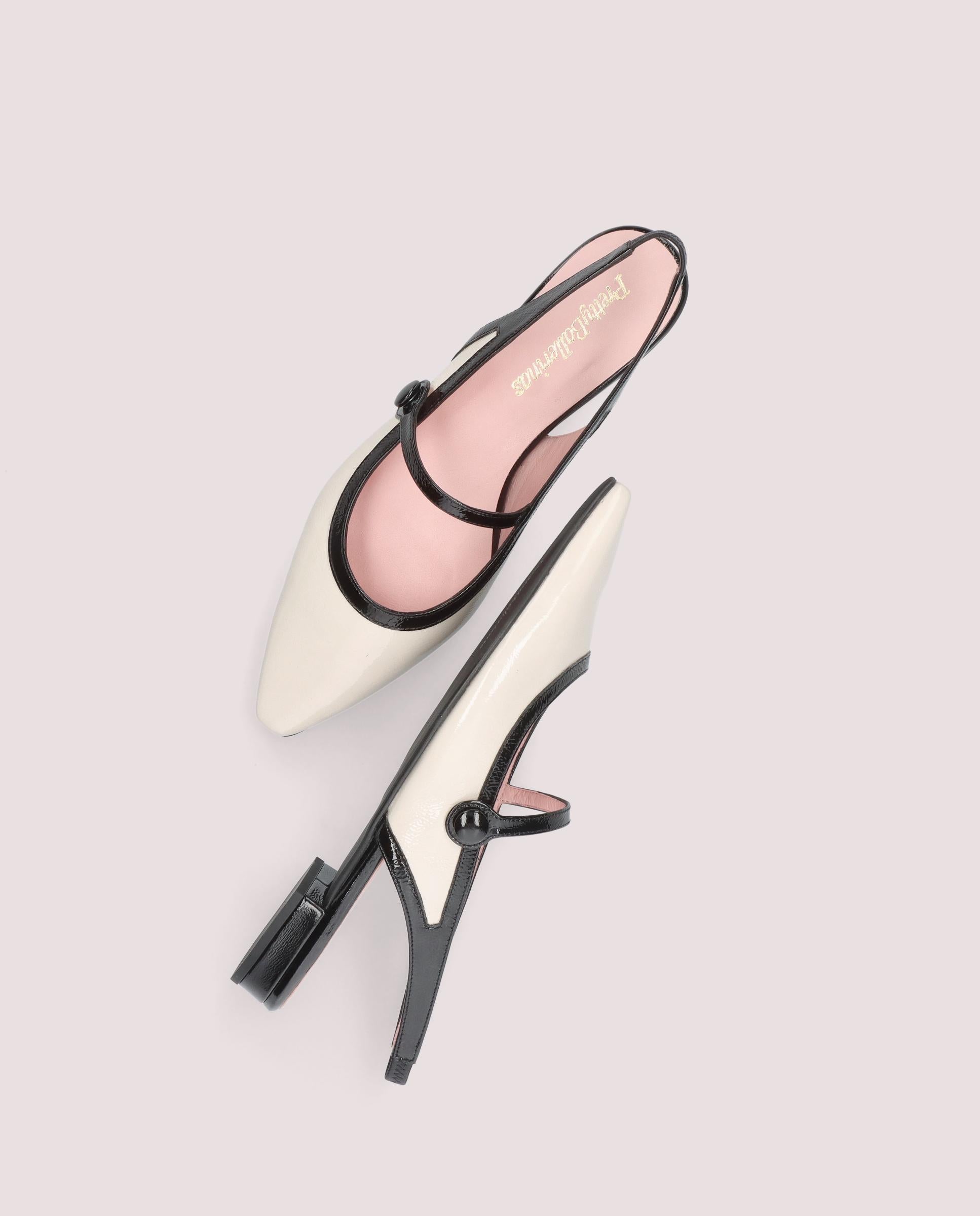 Bailarinas Tabitha Blancos Charol