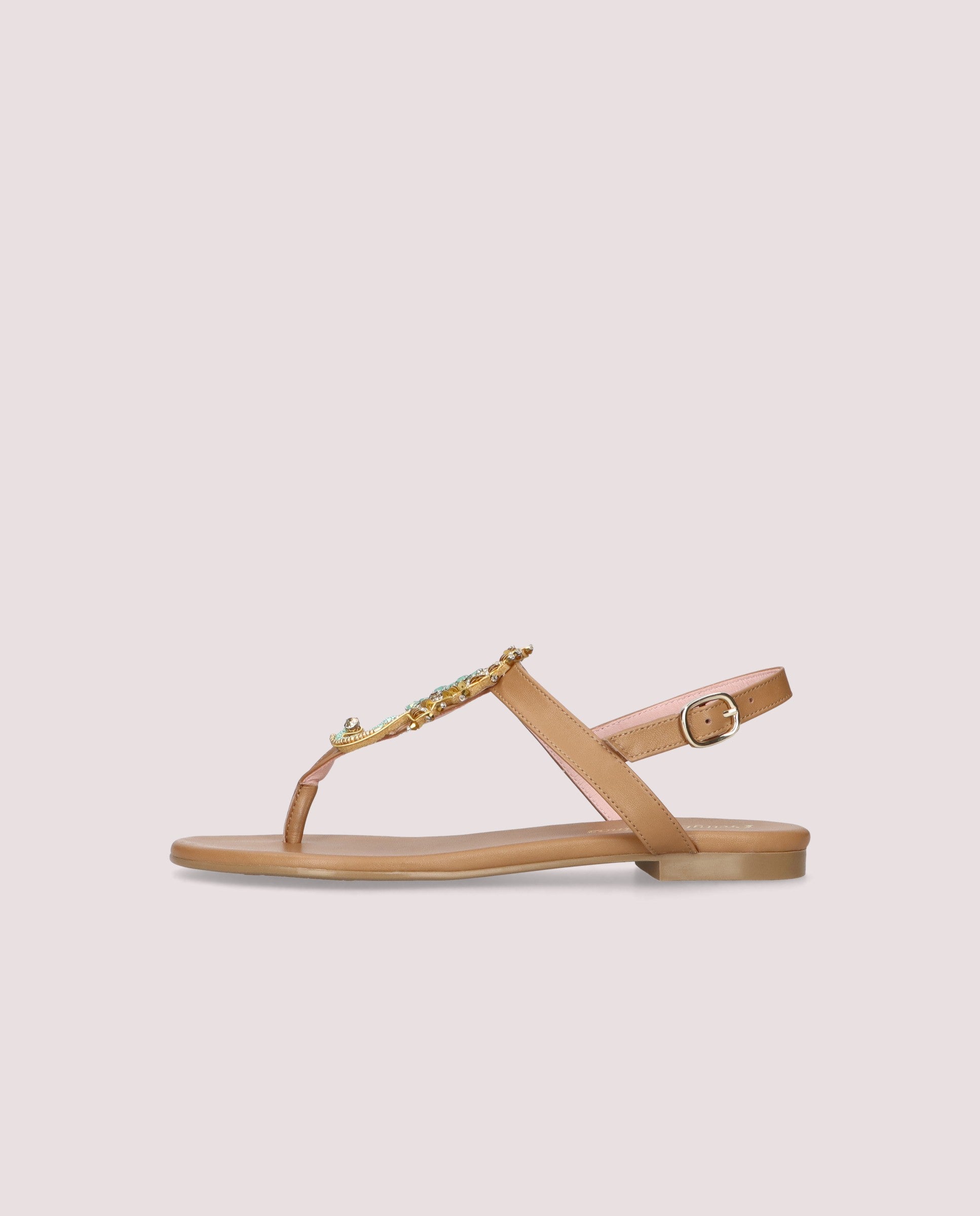 Sandalias Judy Marrones Piel