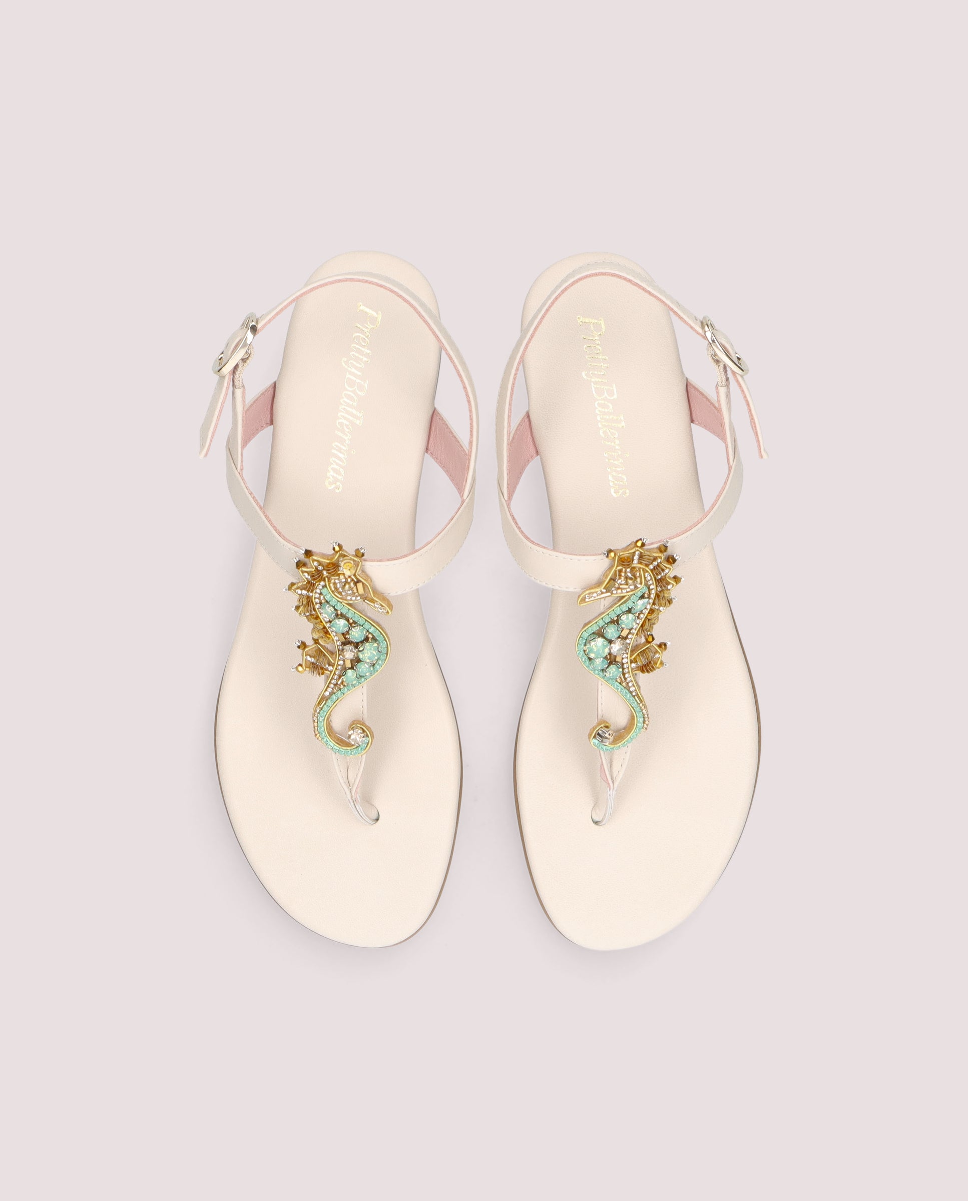 Vista alternativa de Sandalias Judy Marrones Piel por PrettyBallerinas