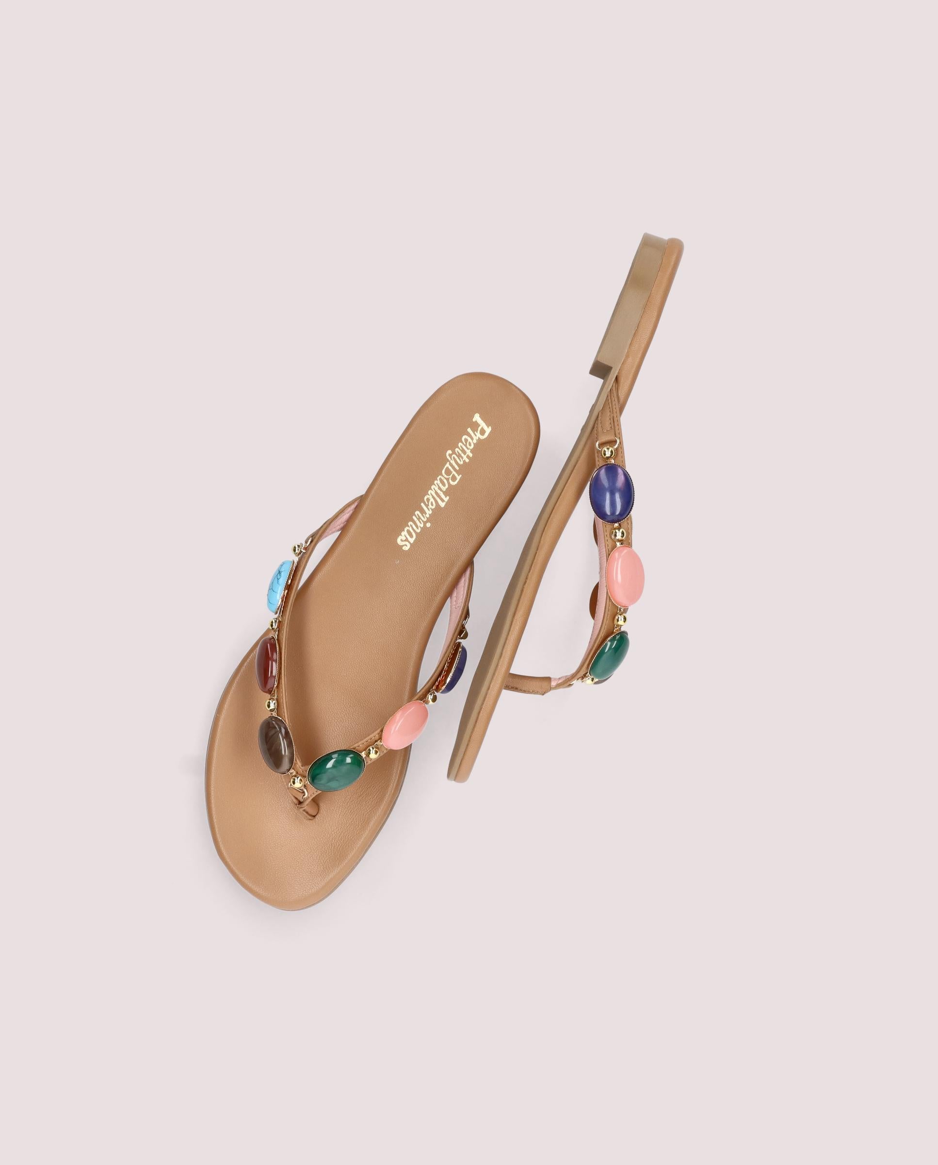 Sandalias Judy Marrones Piel