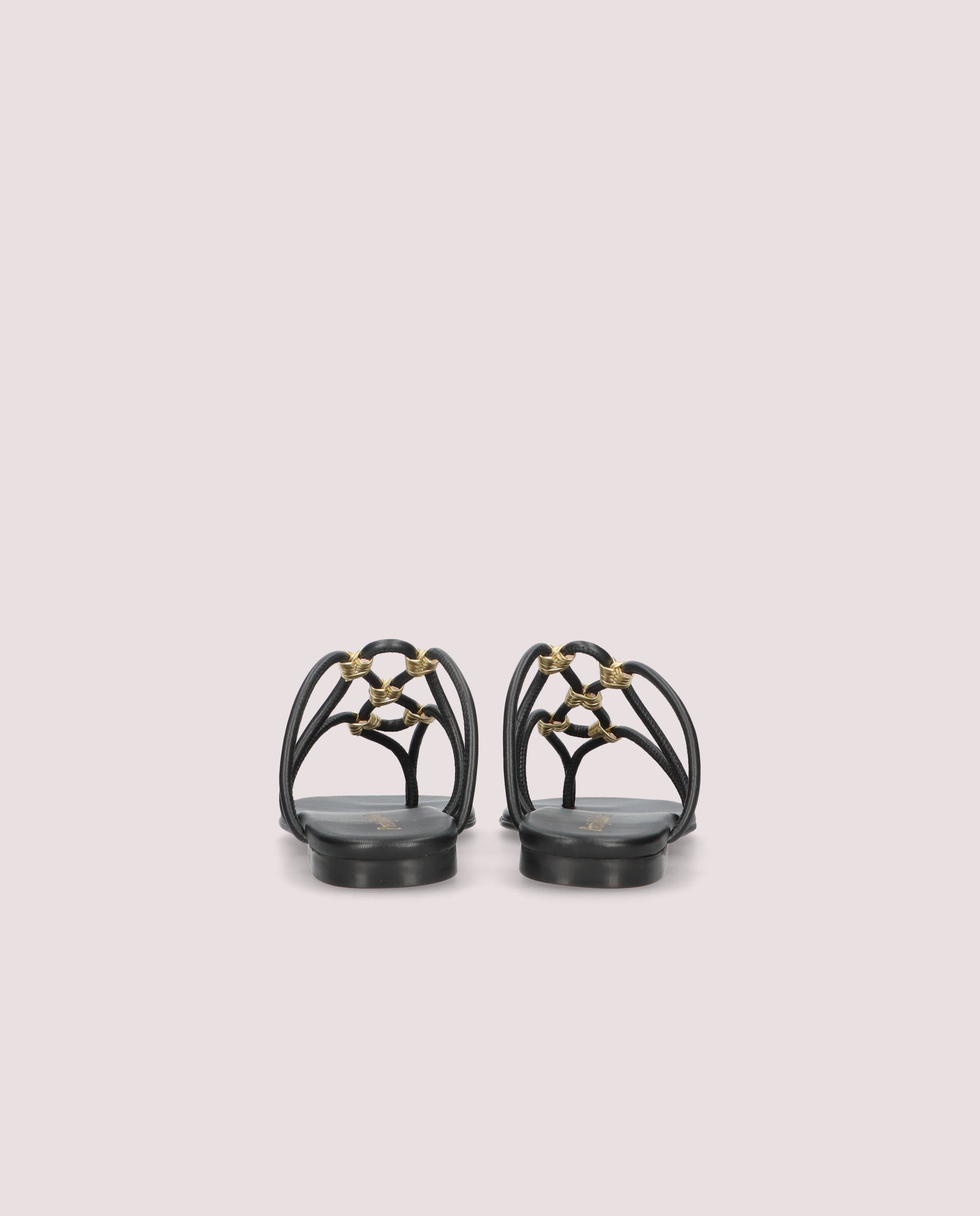 Judy sandal in black leather