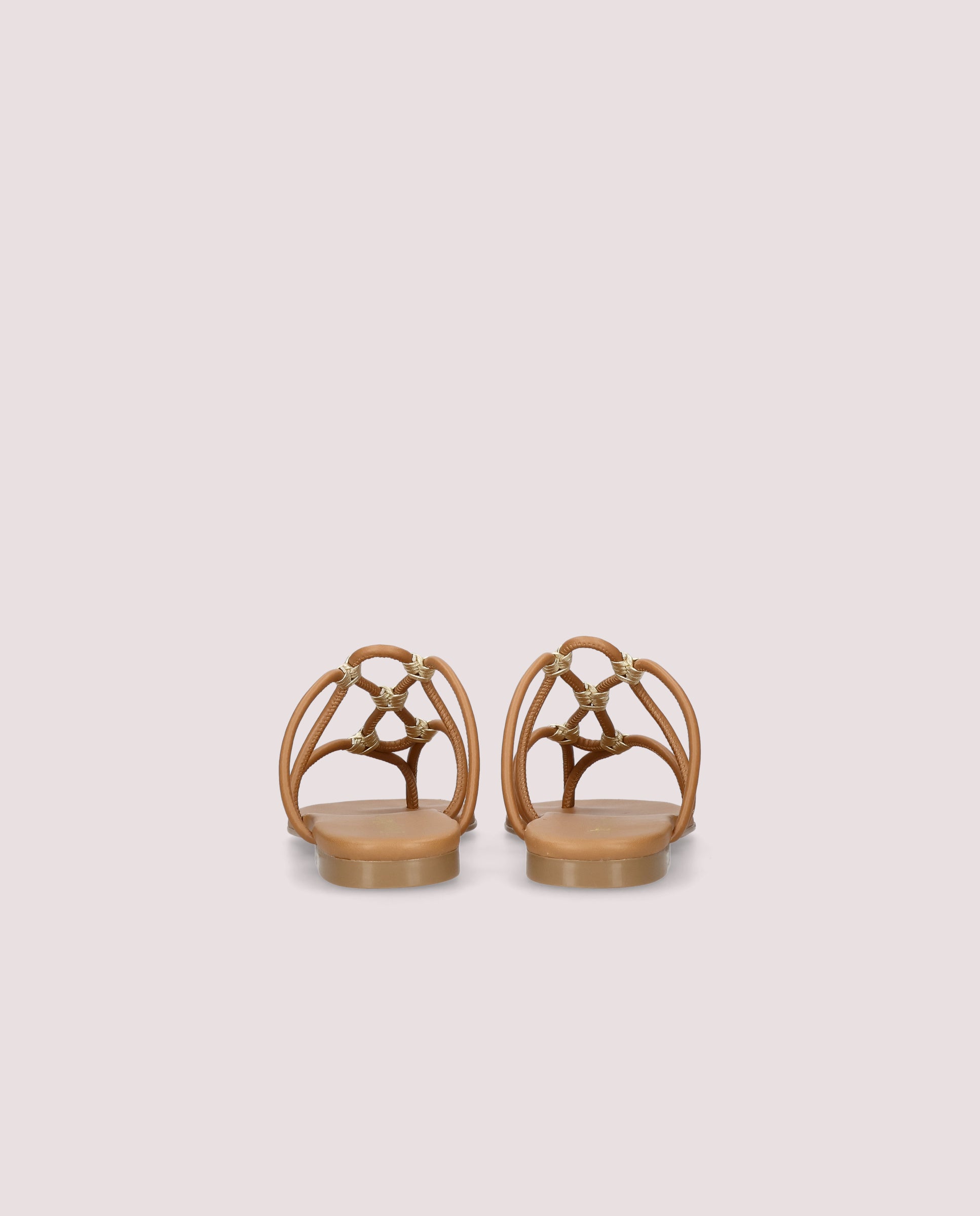 Judy sandal in tan leather