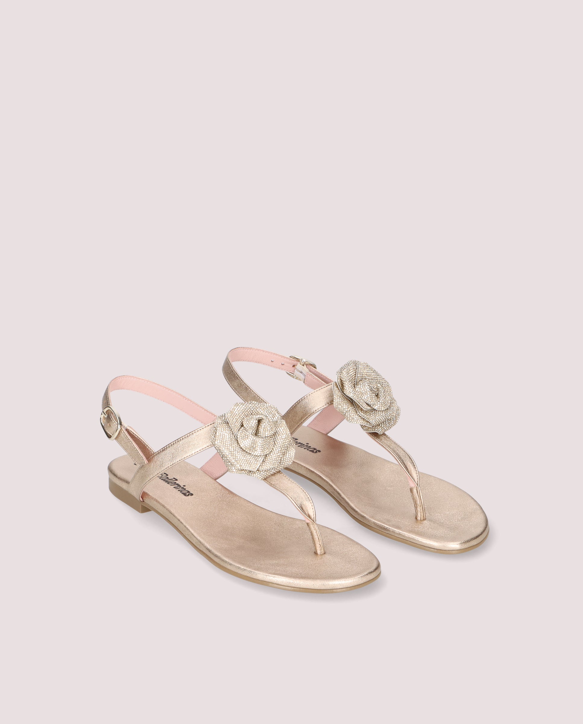 Imagen de Sandalias Judy Dorados Pieles metalizadas por PrettyBallerinas