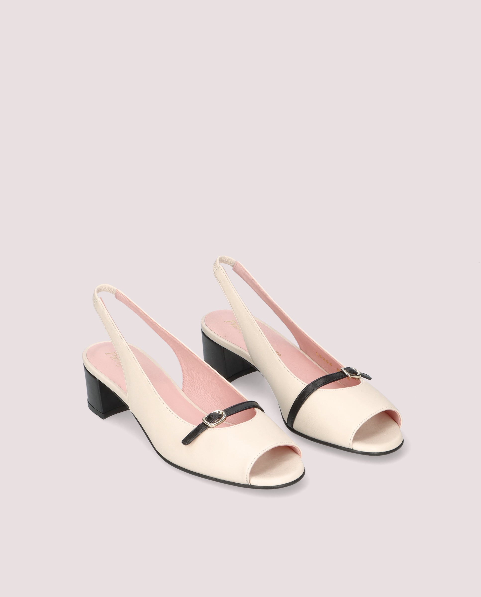 Imagen de Sandalias Jenna Blancos Piel por PrettyBallerinas