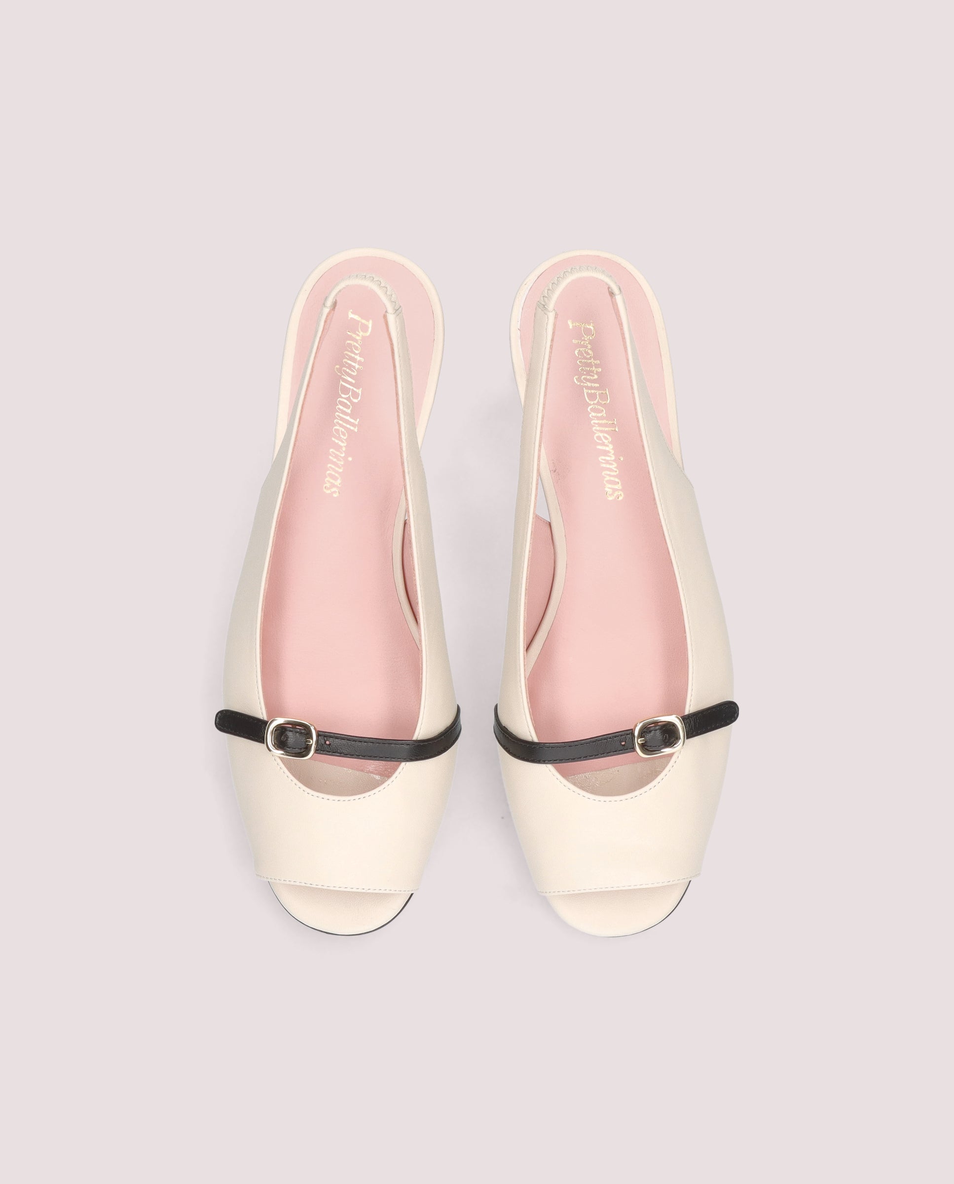 Vista alternativa de Sandalias Jenna Blancos Piel por PrettyBallerinas