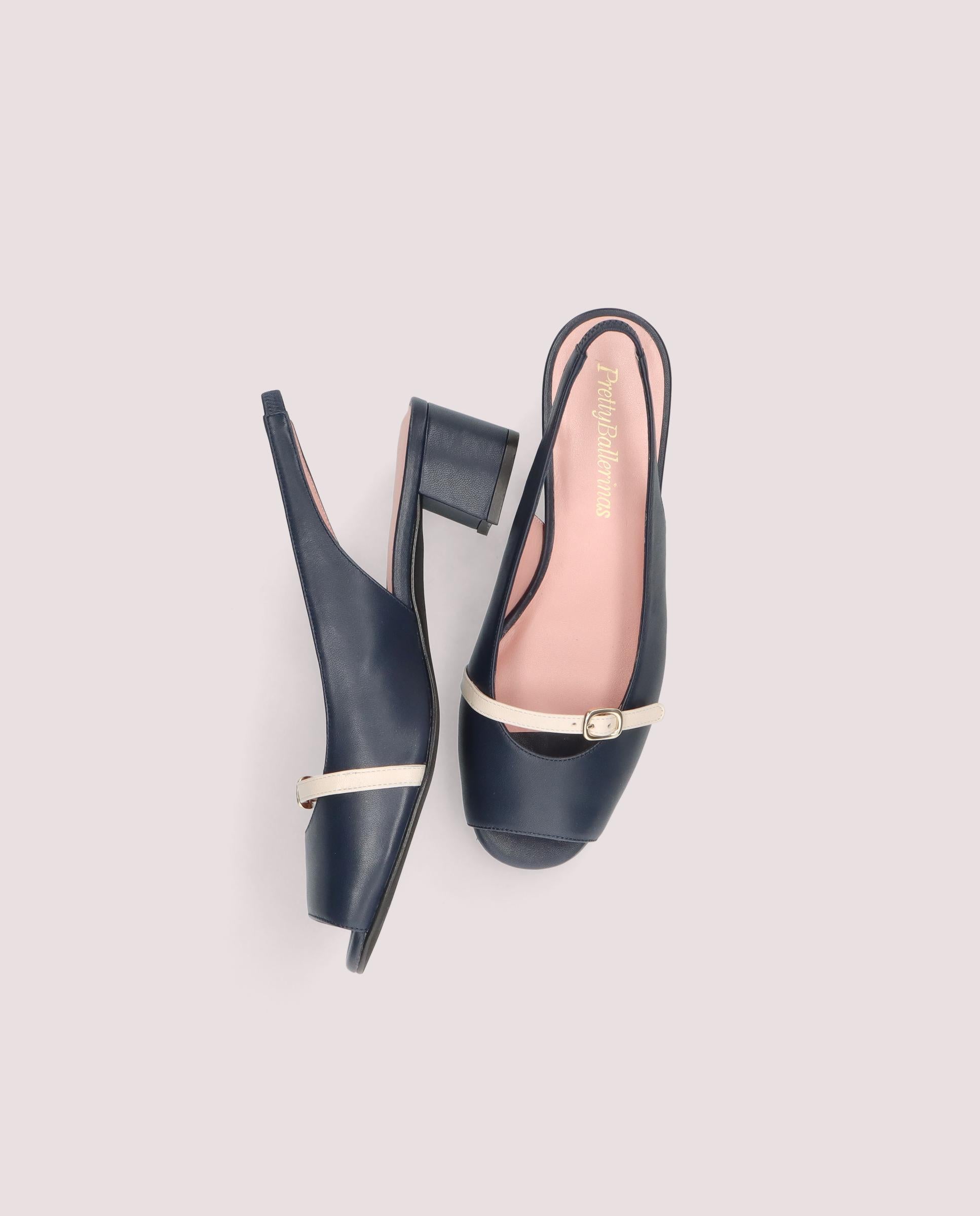 Sandalias Jenna Azules Piel