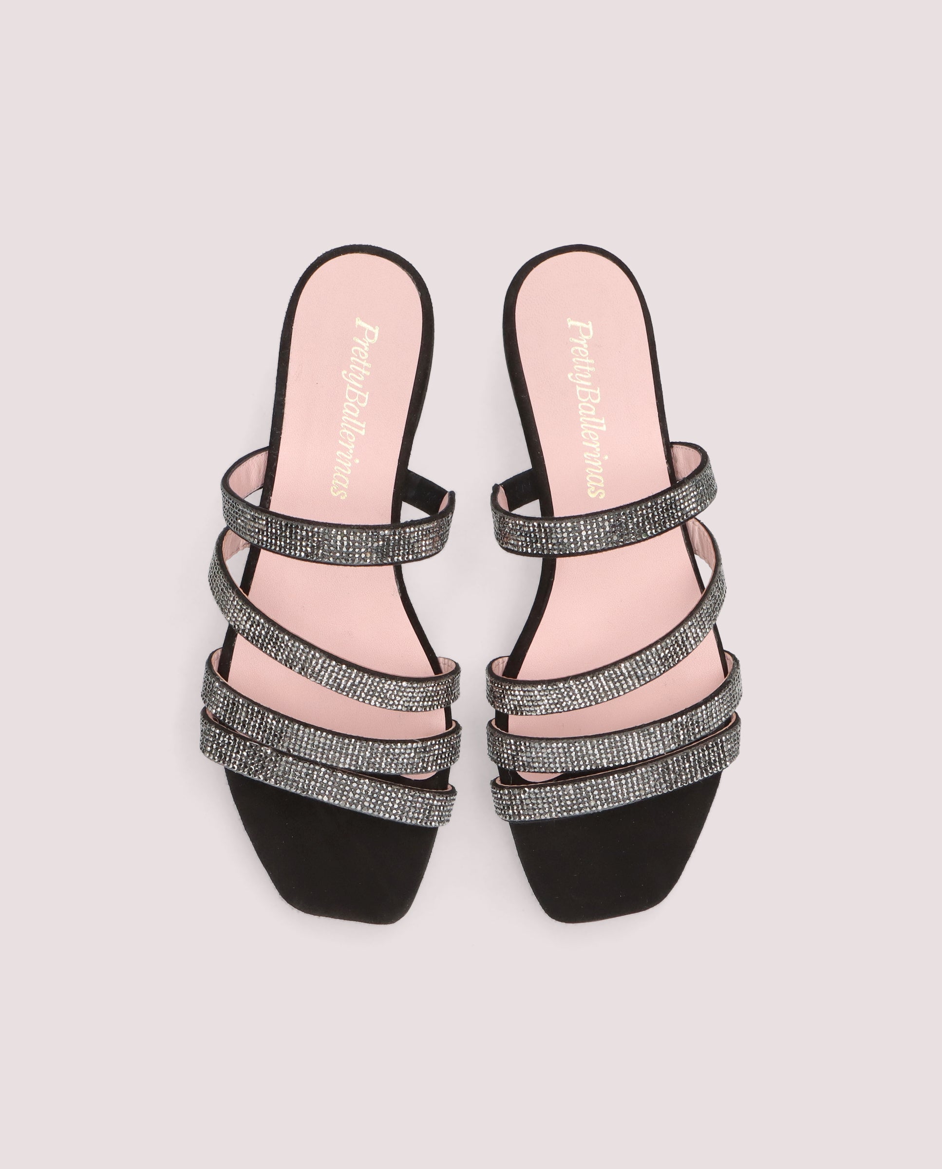 Alternative view of Sandalias Eva Negros Ante by PrettyBallerinas