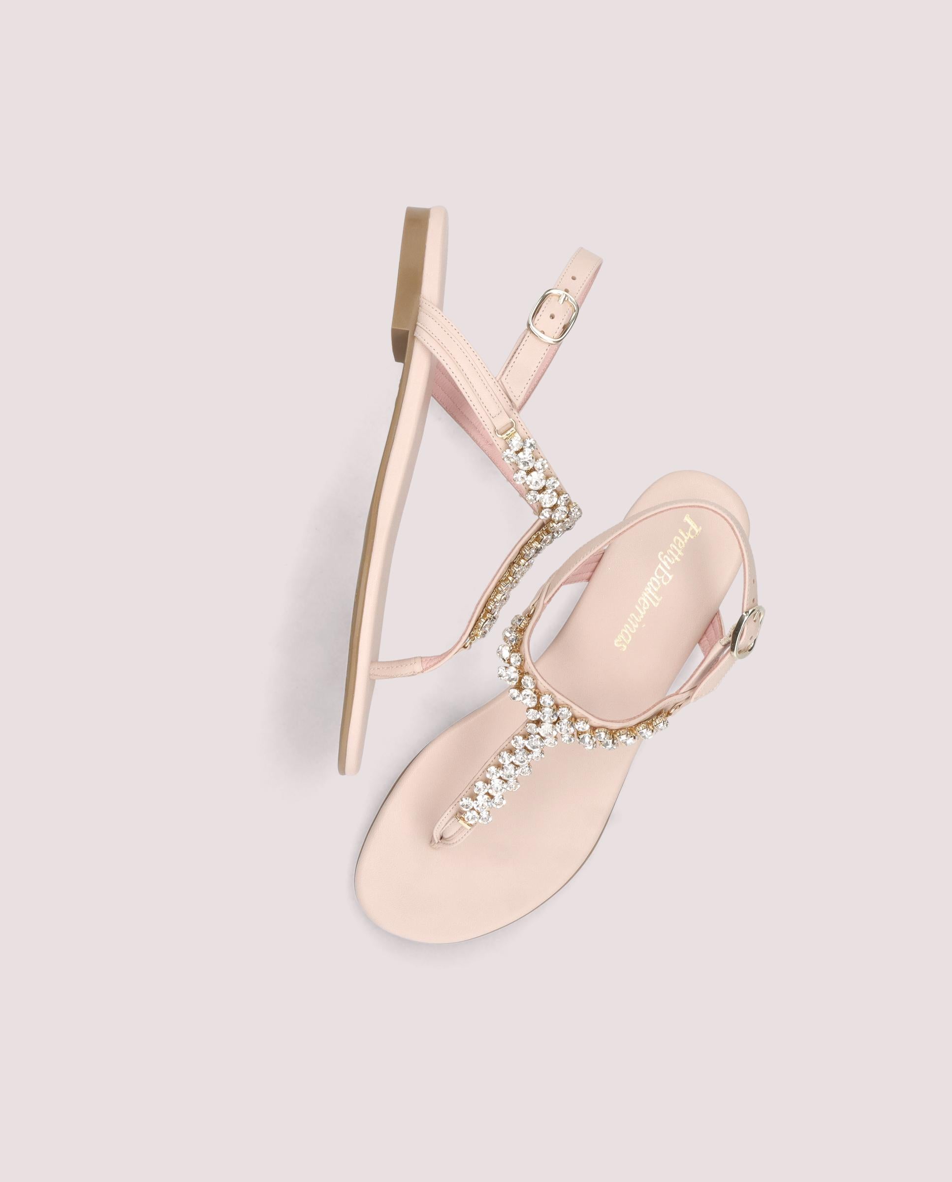 Sandalias Judy Rosas Piel