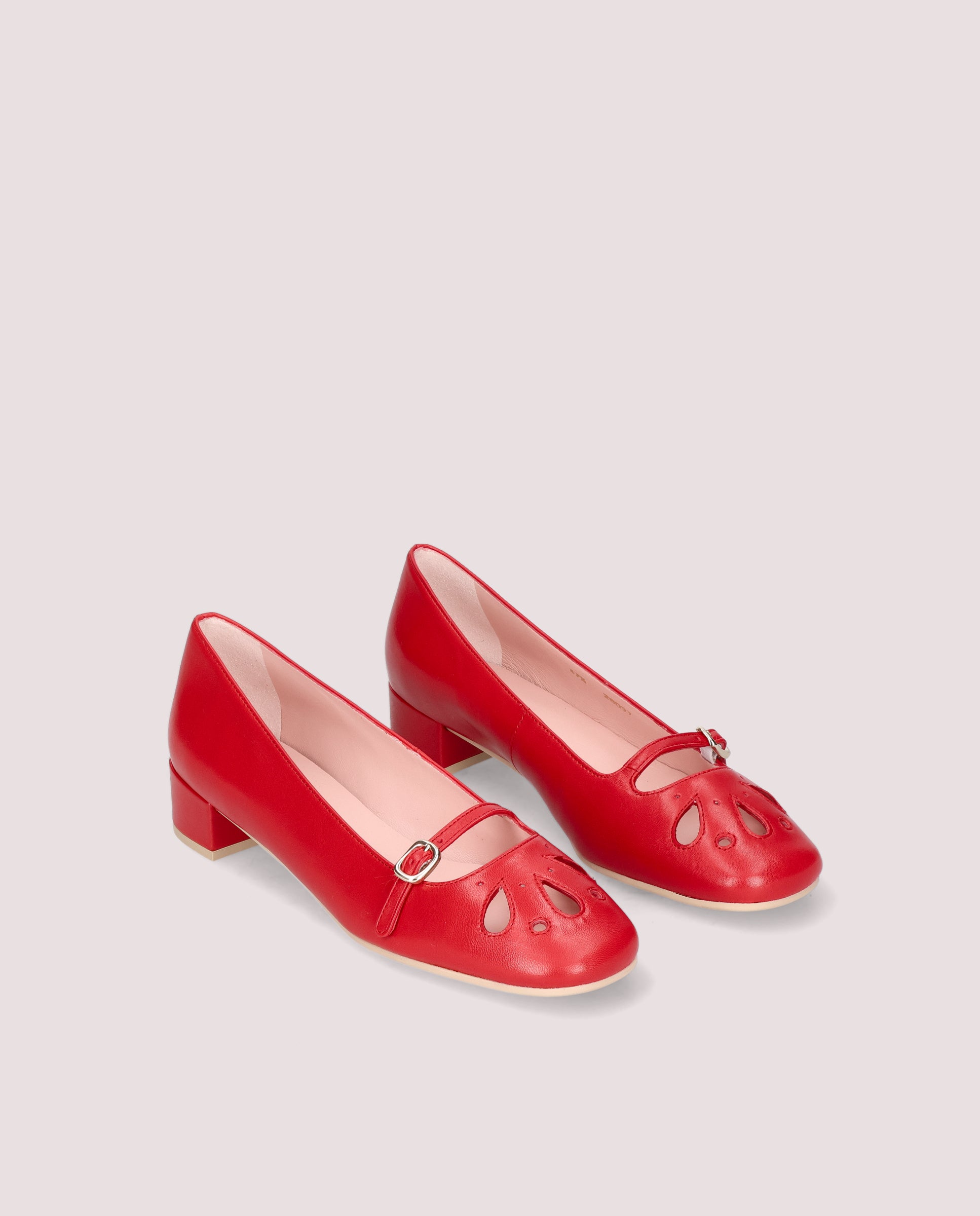 Image of Odette ballerina in red leather by PrettyBallerinas