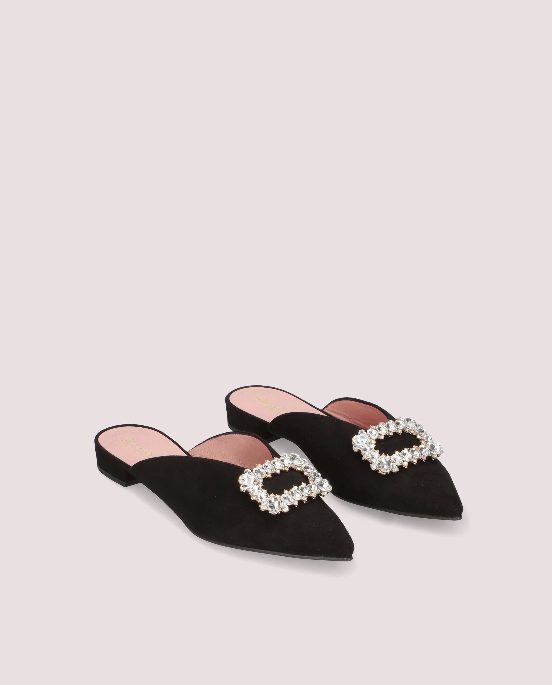 Imagen de Mules Clementine Negros Ante por PrettyBallerinas