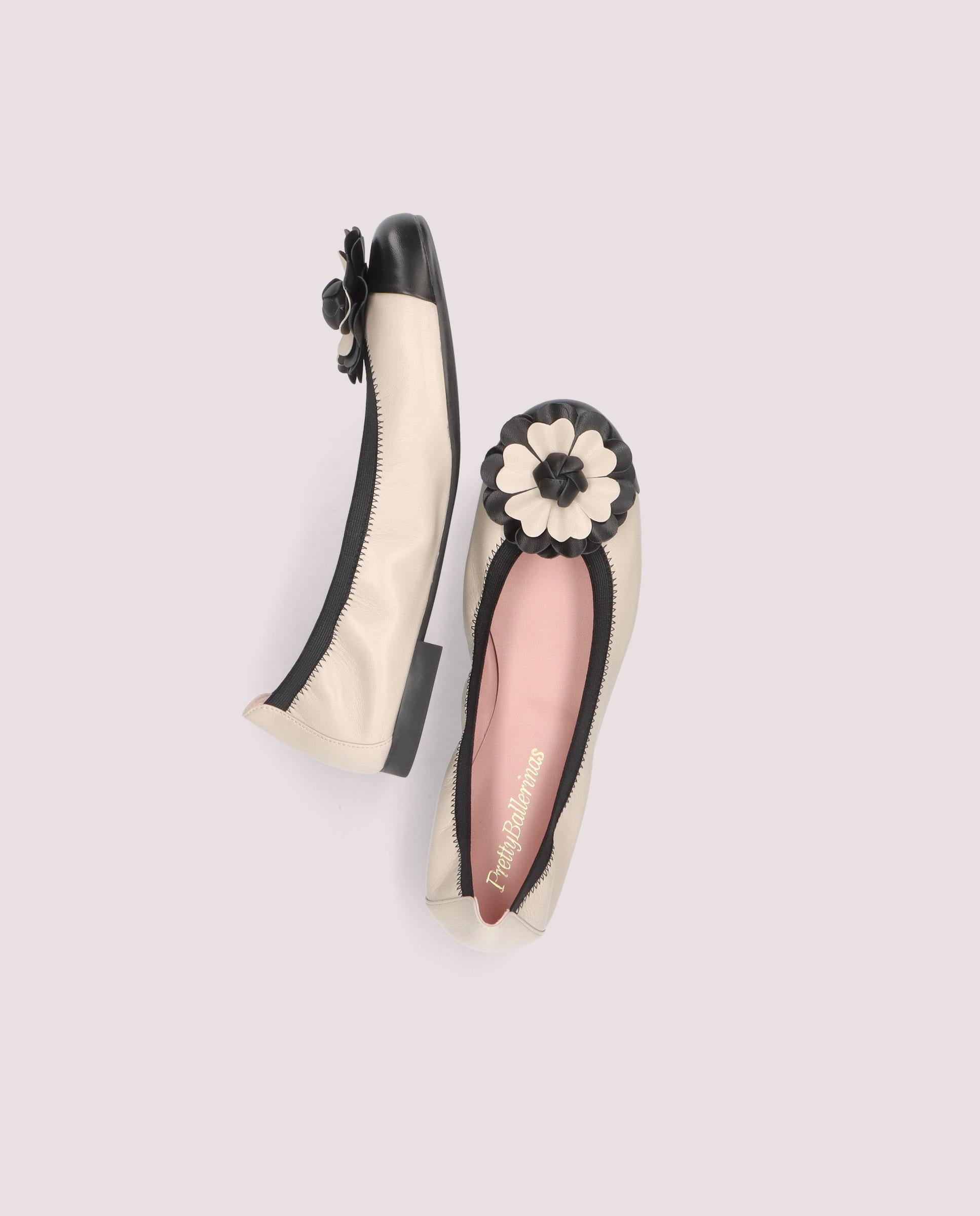 Bailarinas Shirley Blancos Piel