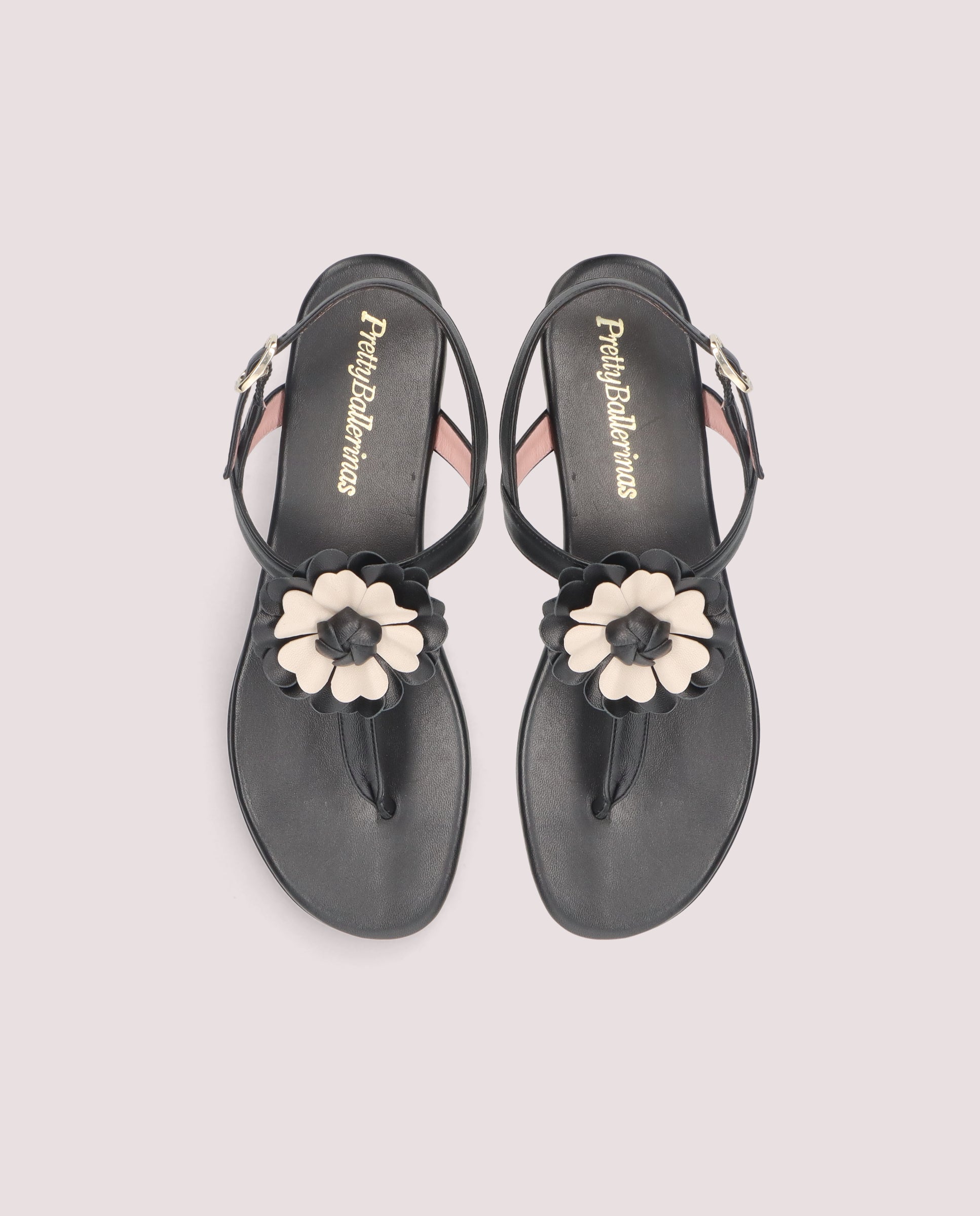 Vista alternativa de Sandalias Judy Negros Piel por PrettyBallerinas