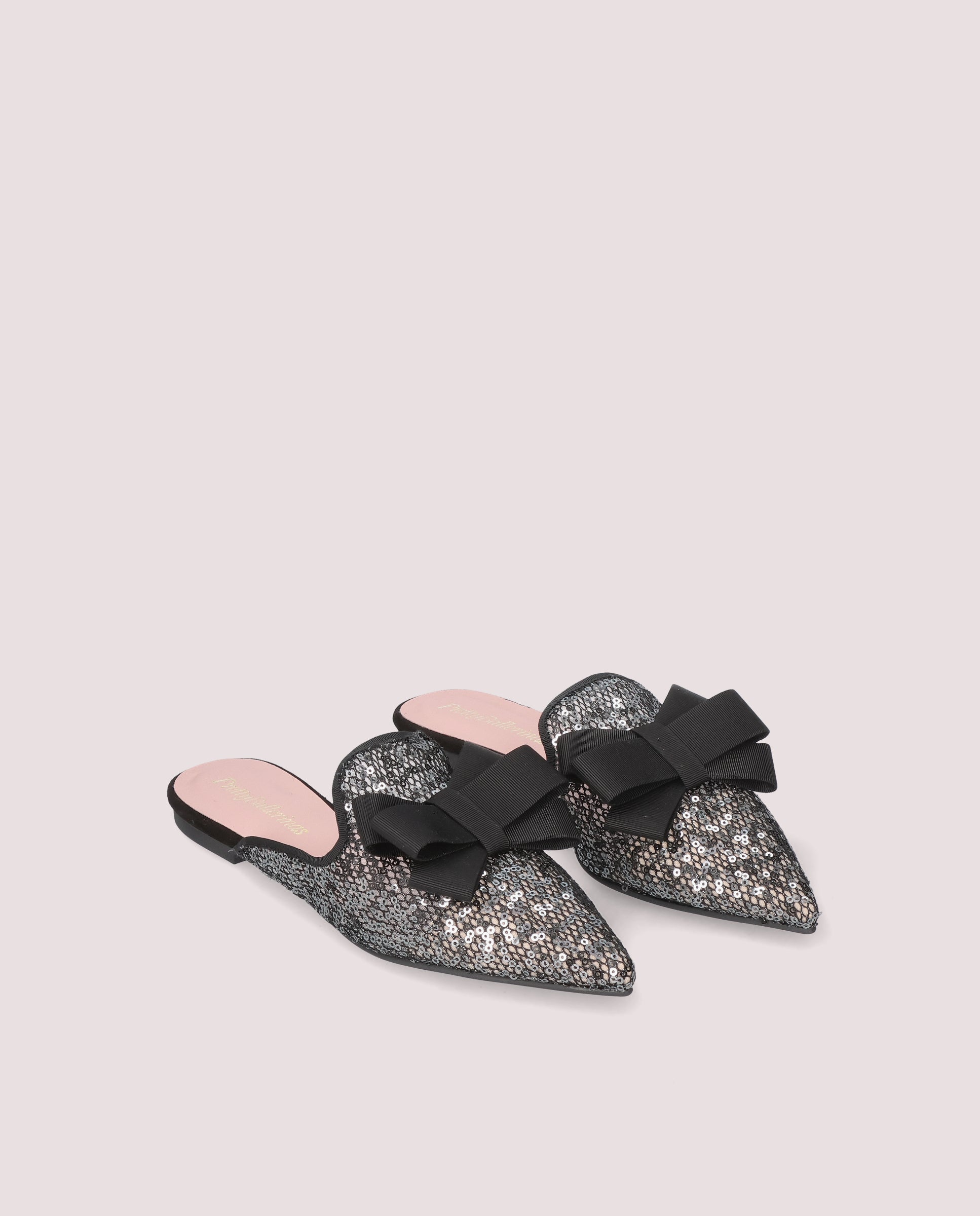 Image of Ella mule in mesh and sequins by PrettyBallerinas