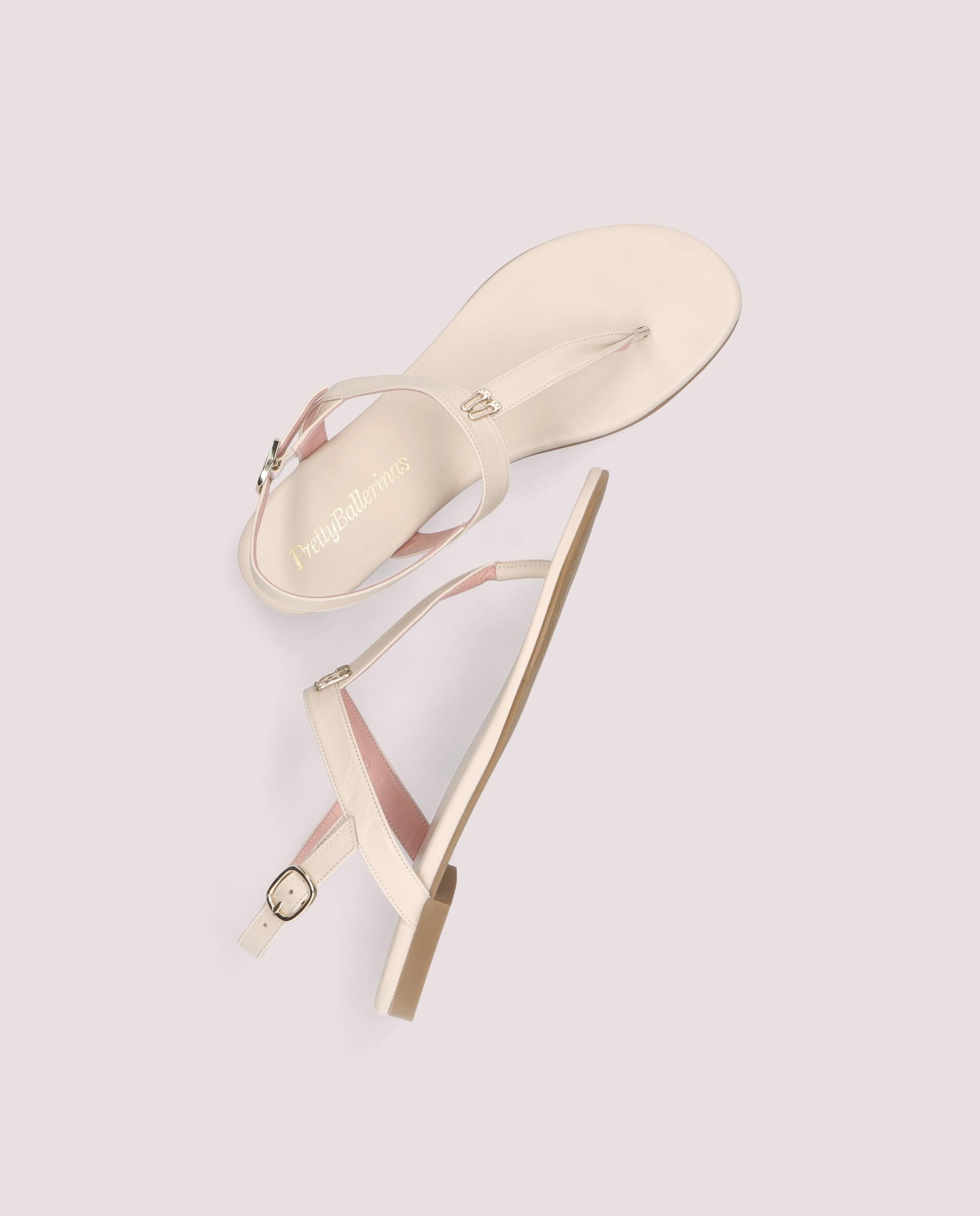 Sandalias Judy Blancos Piel