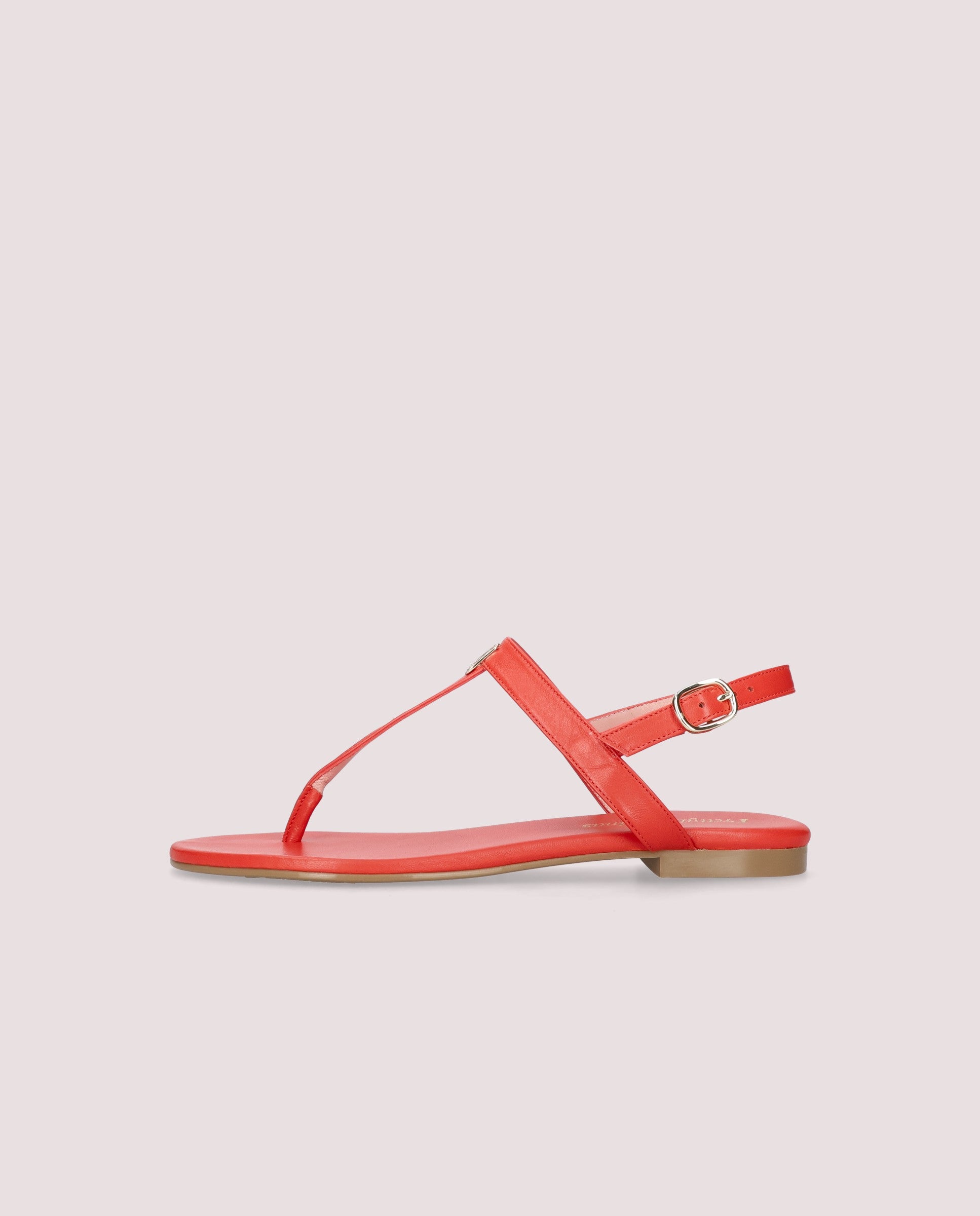 Judy sandal in red leather